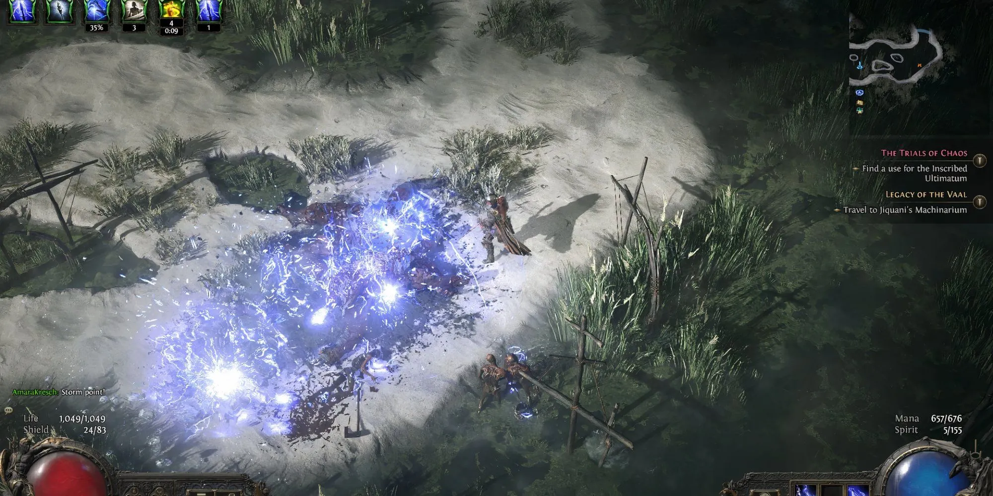 Khả năng của Ranger trong Path of Exile II, minh họa lối chơi Action RPG