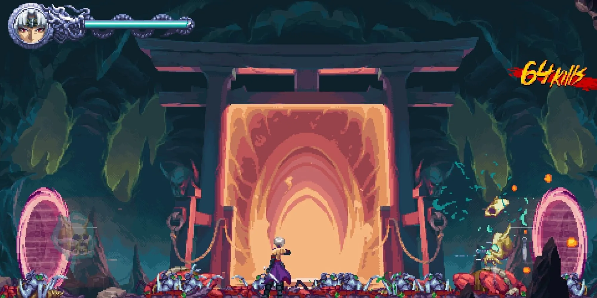 Một pha hành động kịch tính trong Ninja Gaiden Ragebound, minh họa độ khó của combat
