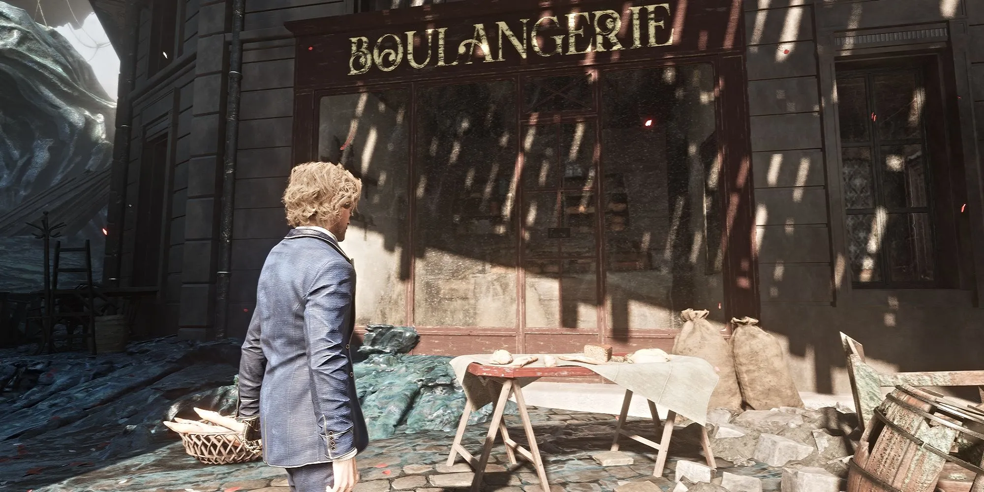 Vũ khí Baguette được bày bán tại tiệm bánh Boulangerie