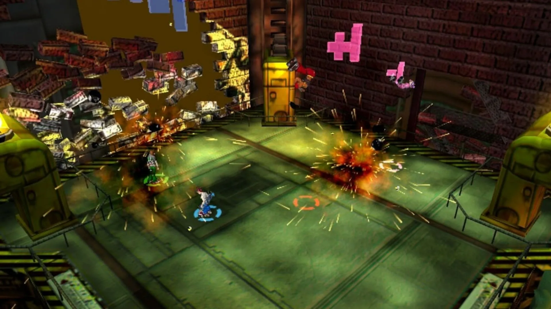 Các nhân vật vui nhộn trong game tiệc tùng Fuzion Frenzy trên Xbox đời đầu
