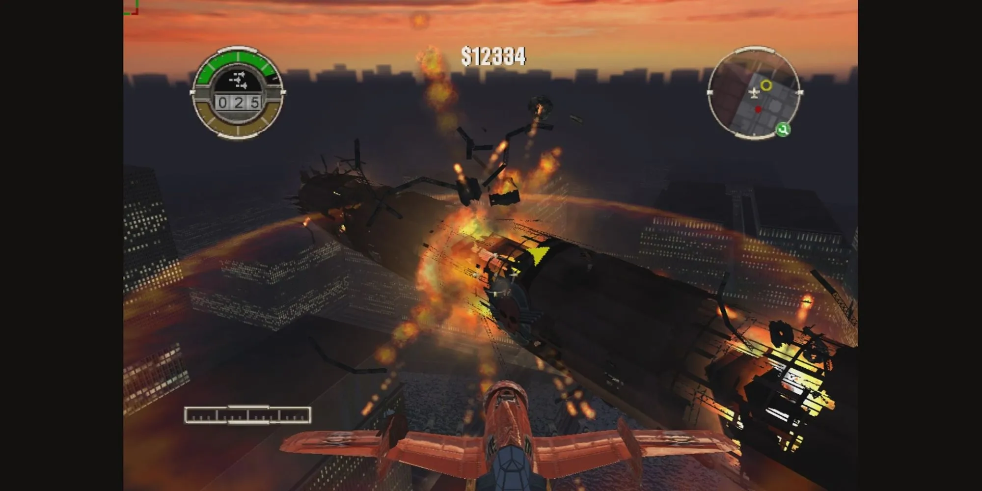 Cảnh chiến đấu trên không ngoạn mục trong Crimson Skies High Road to Revenge