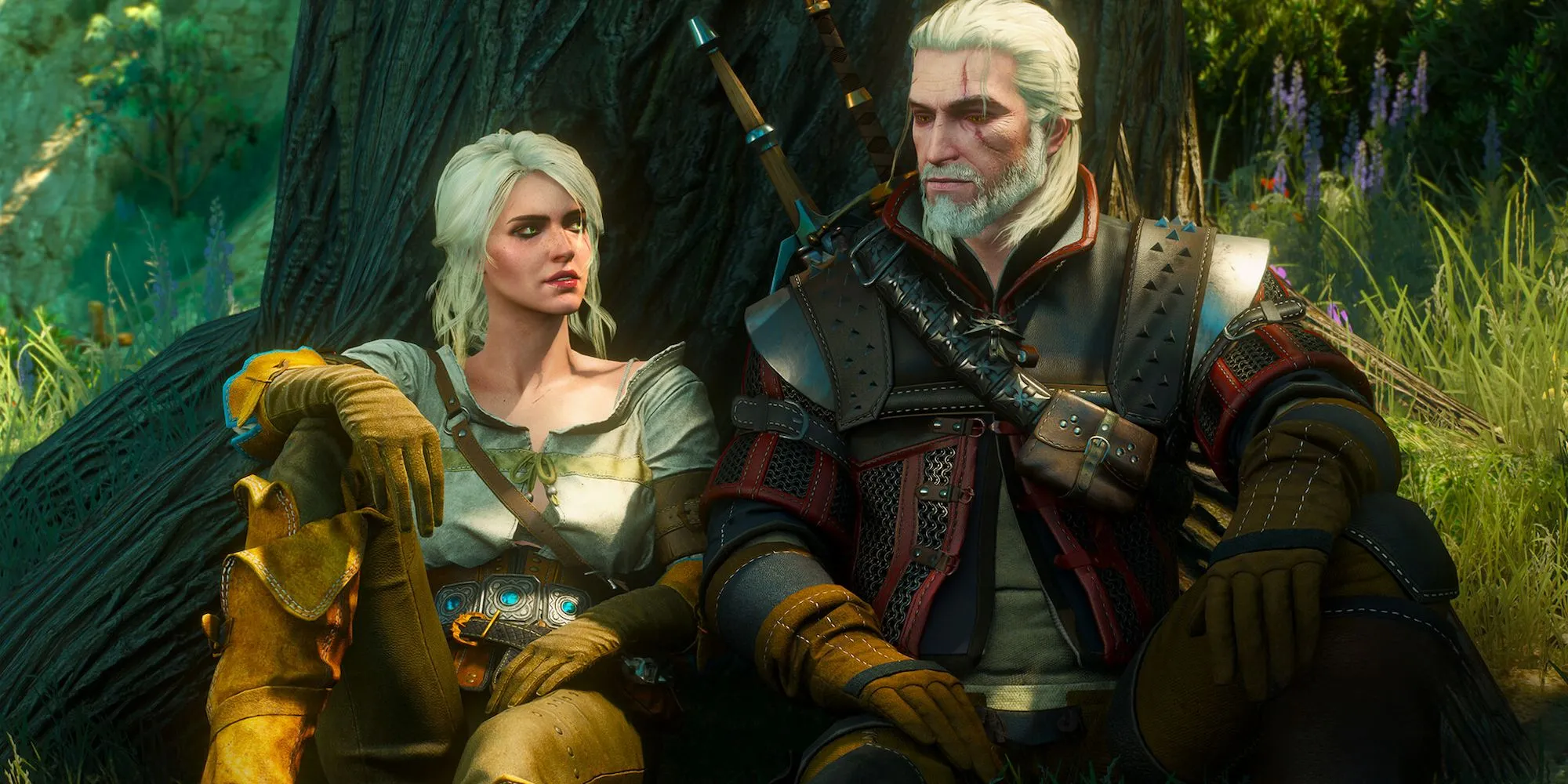 Geralt và Ciri trong The Witcher 3: Wild Hunt
