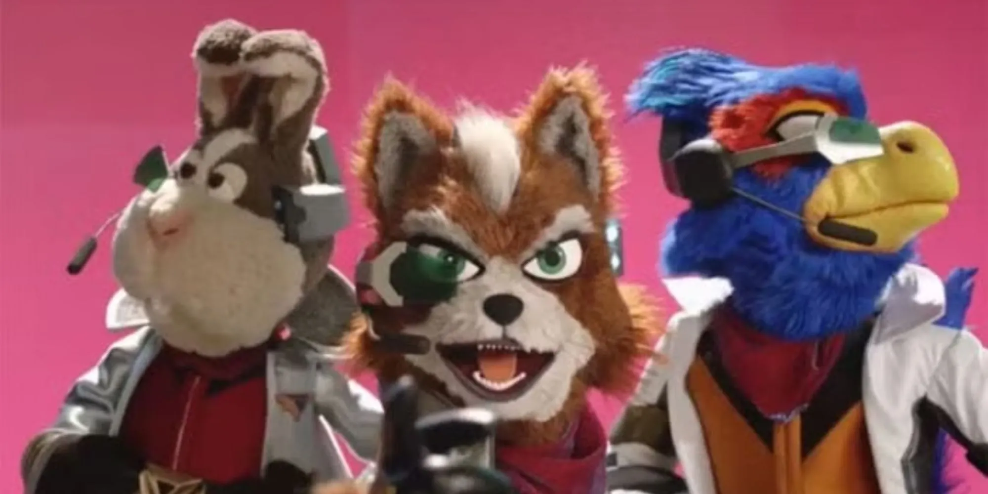 Hình ảnh các nhân vật Star Fox theo phong cách rối, tượng trưng cho di sản của series và dự án Star Fox Armada