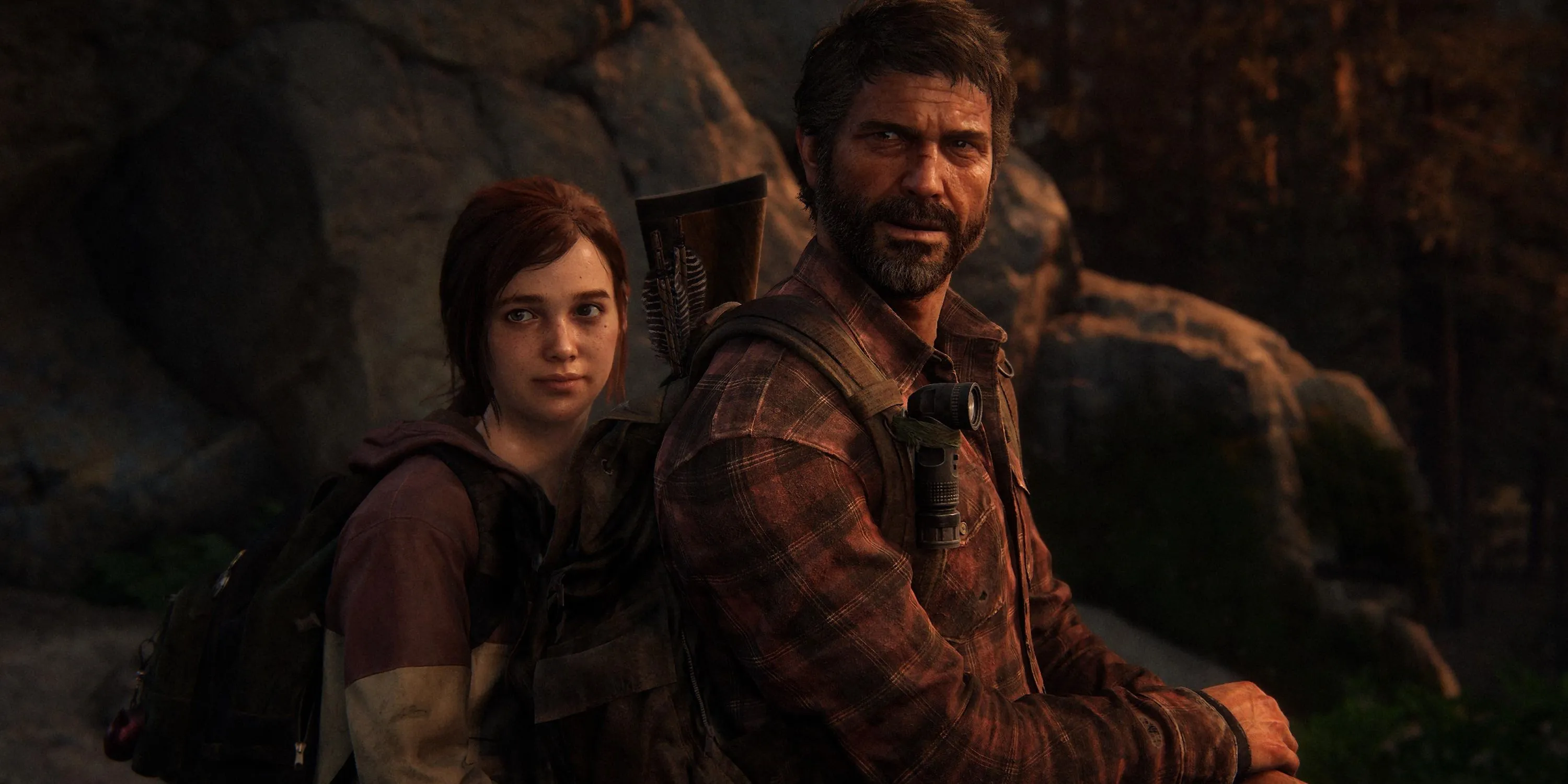 Joel và Ellie trên lưng ngựa trong The Last of Us Part 1