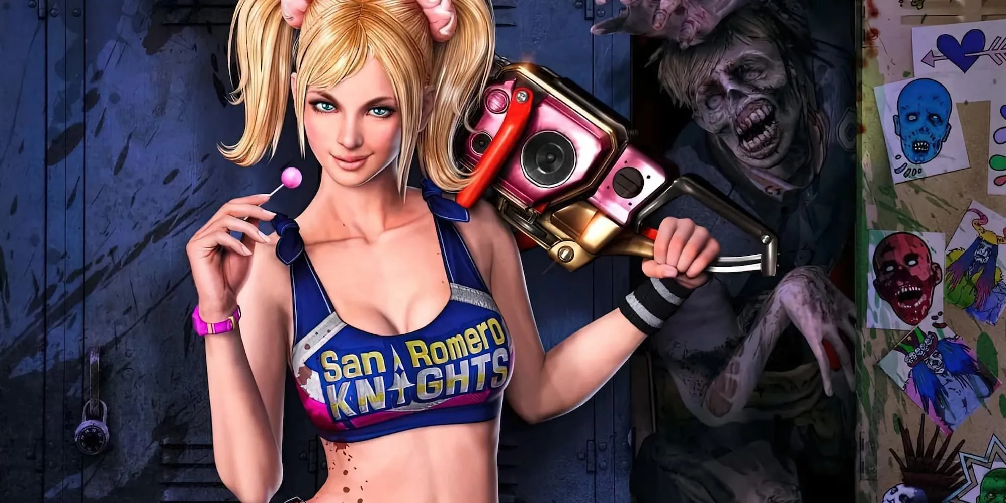 Juliet Starling trong Lollipop Chainsaw RePop, biểu tượng của cuộc thi thiết kế trang phục mới