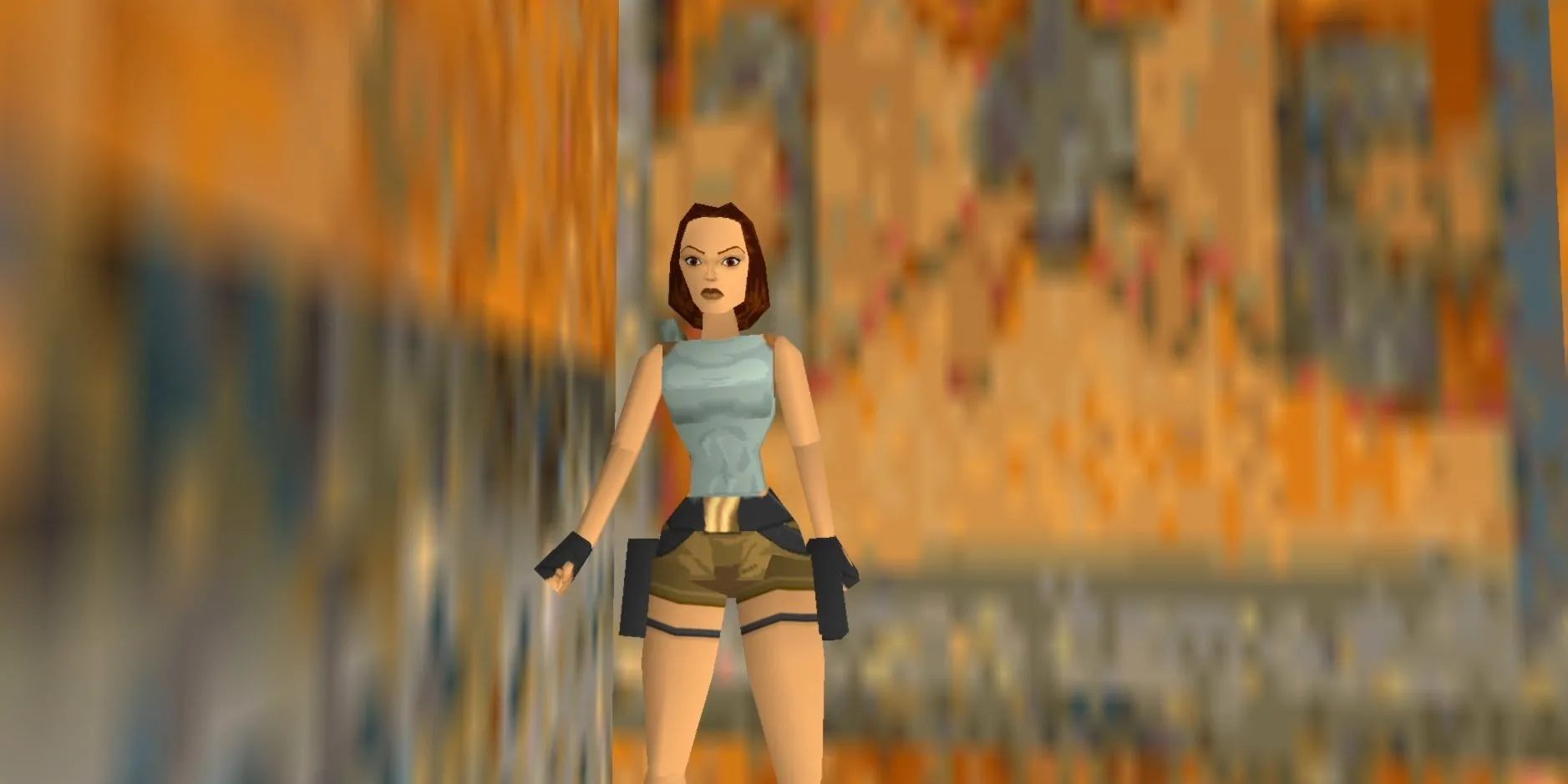 Lara Croft trong tựa game Tomb Raider năm 2013, đại diện cho bản khởi động lại hiện đại
