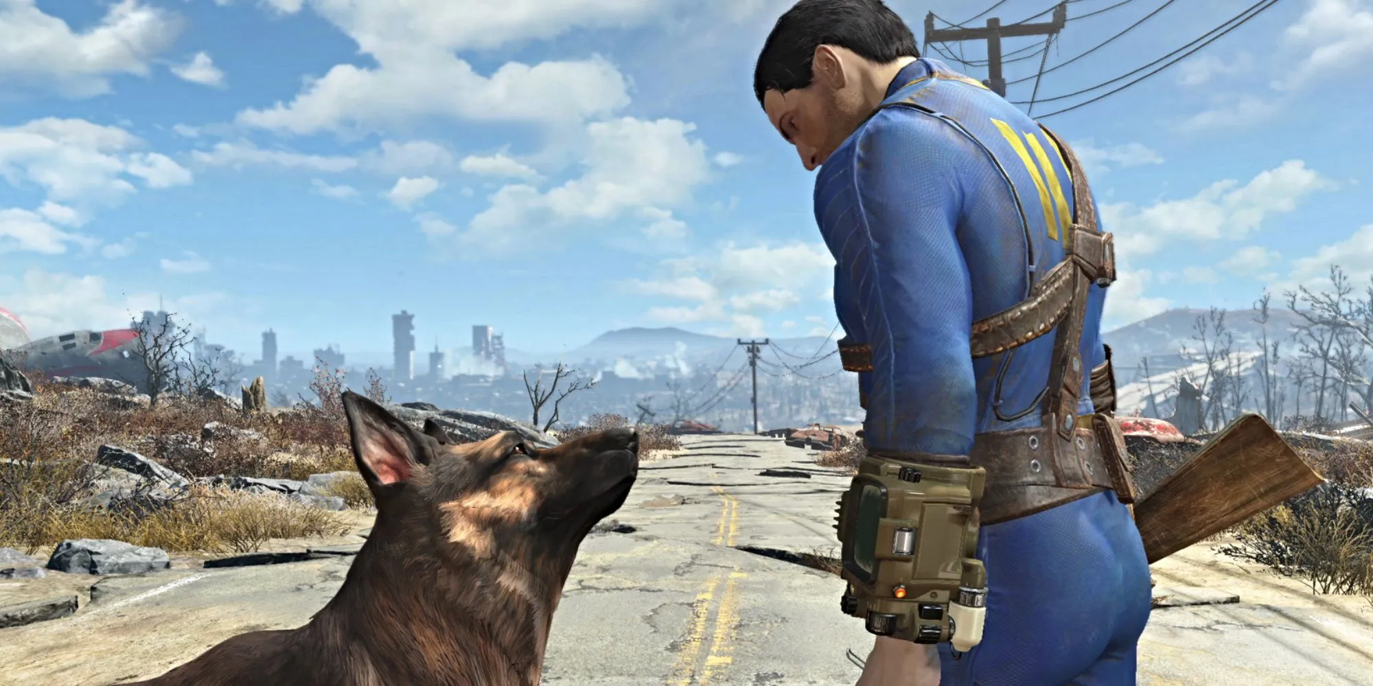 Nhân vật chính khám phá thế giới hậu tận thế của Fallout 4