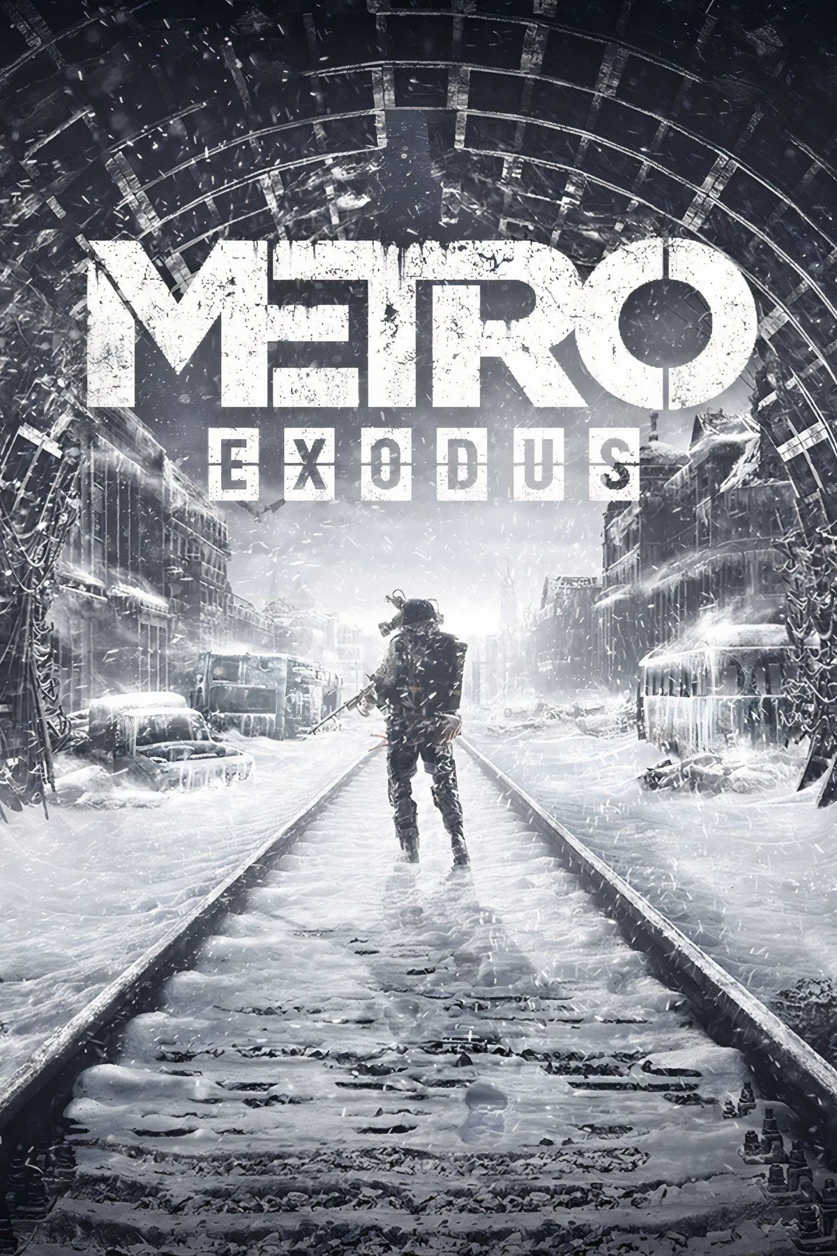 So sánh hình ảnh ban đêm trong Metro Exodus trước và sau khi áp dụng NVIDIA Filters để tăng cường độ tối và chân thực