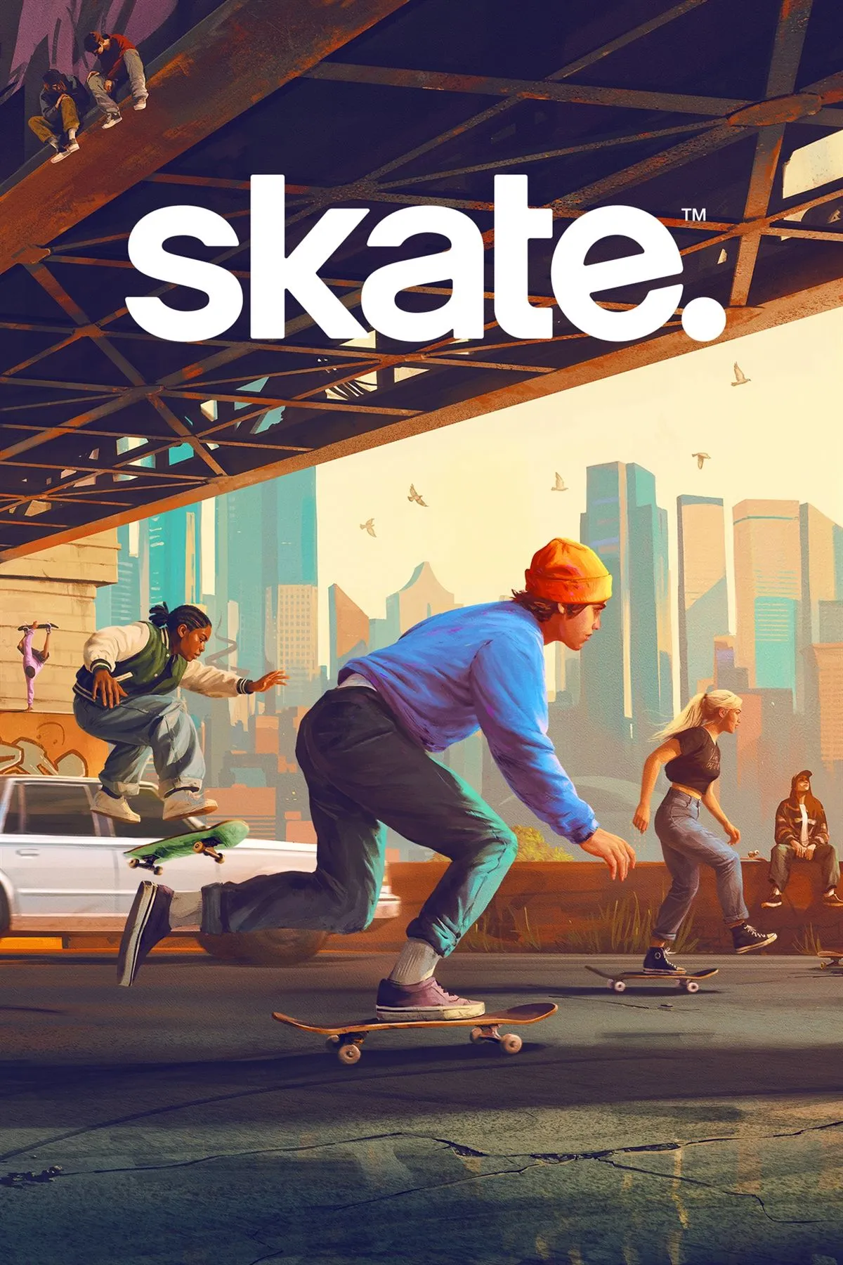 Ảnh bìa trang tag Skate, thể hiện logo và thông tin phát hành Early Access