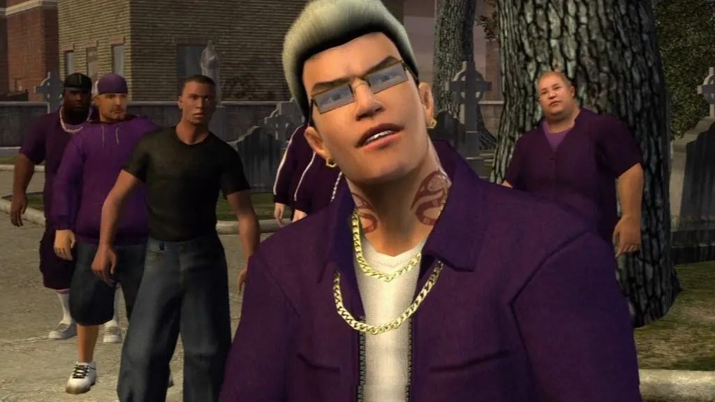 Ảnh biểu tượng Saints Row với phong cách hài hước và hỗn loạn đặc trưng series