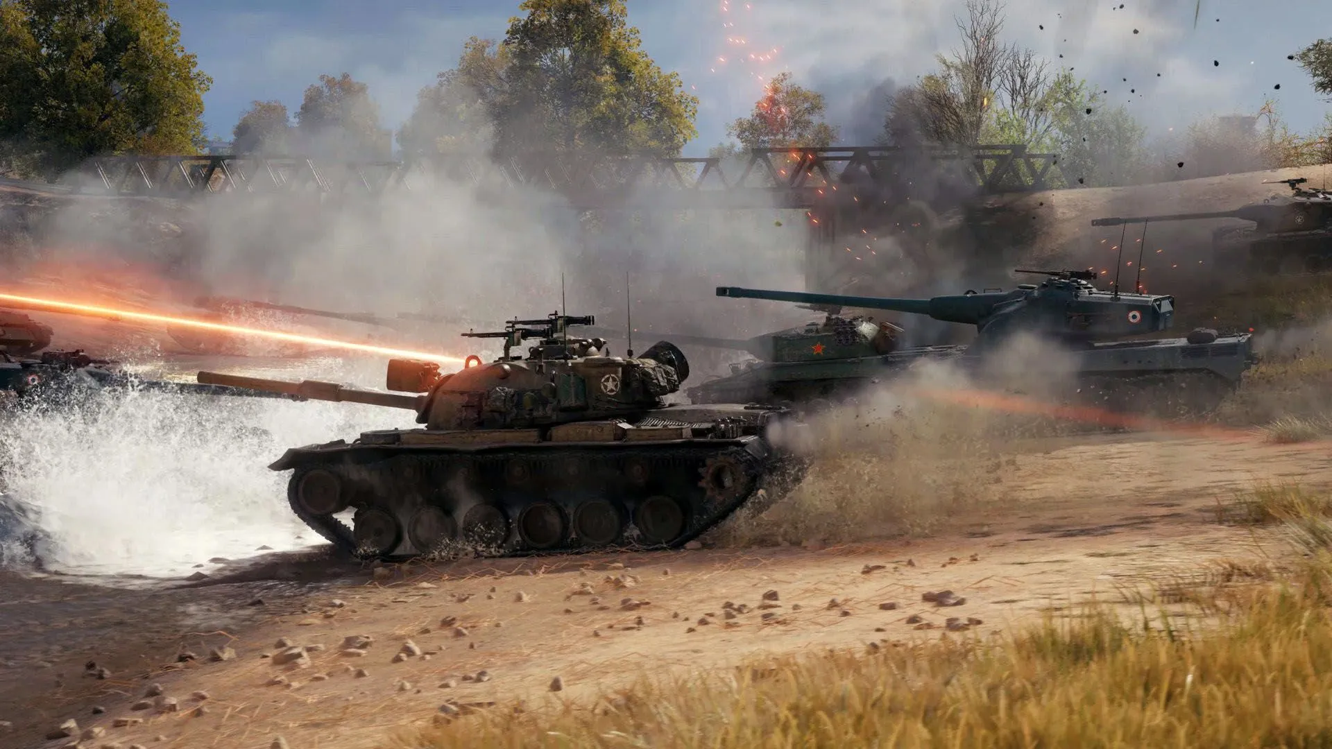 Ảnh cập nhật World of Tanks 2.0, giao diện gara và chiến trường