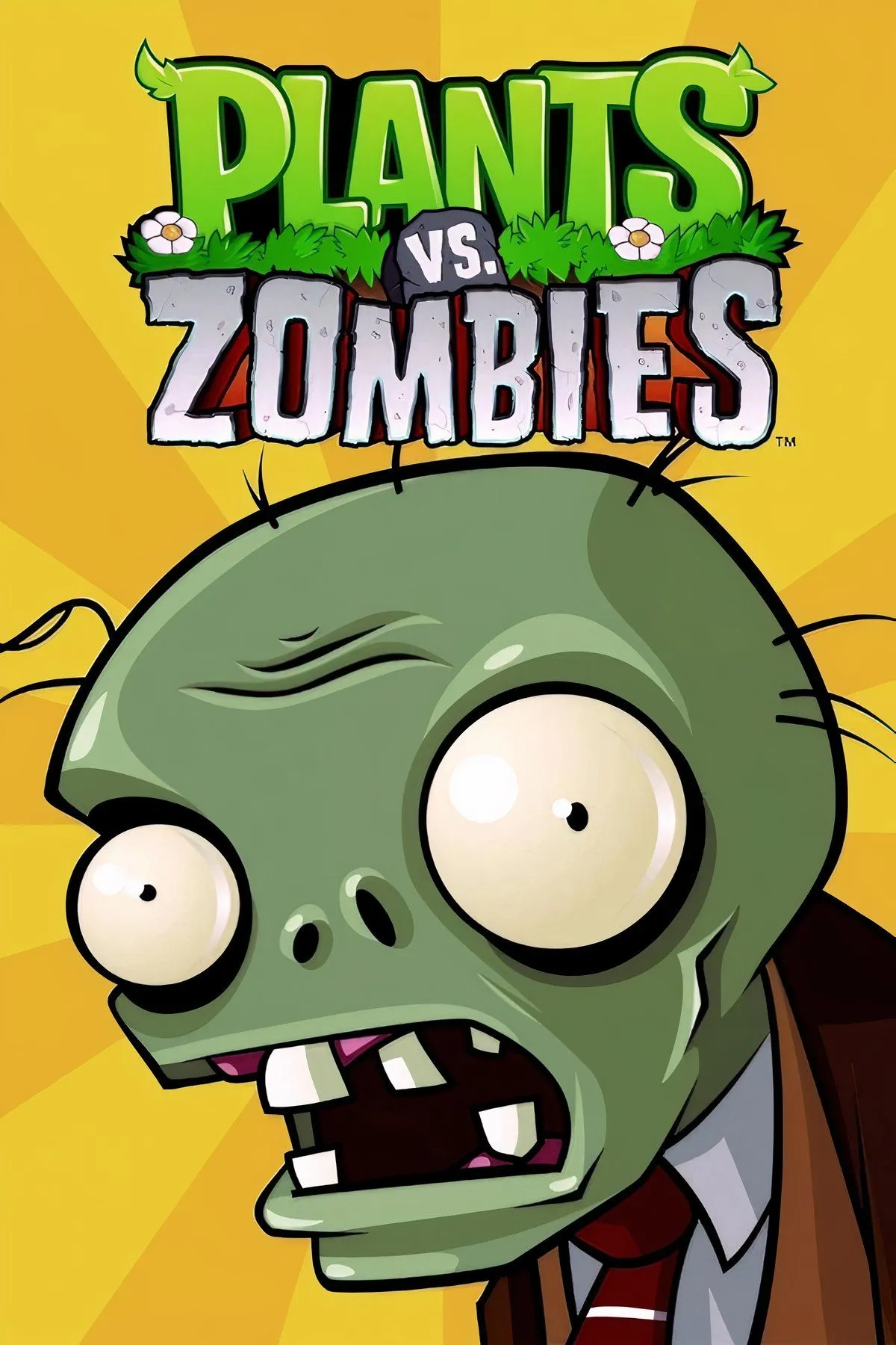 Ảnh ghép Posters Plants vs Zombies hiển thị cây trồng và zombie, biểu tượng hoài niệm của bản gốc 2009