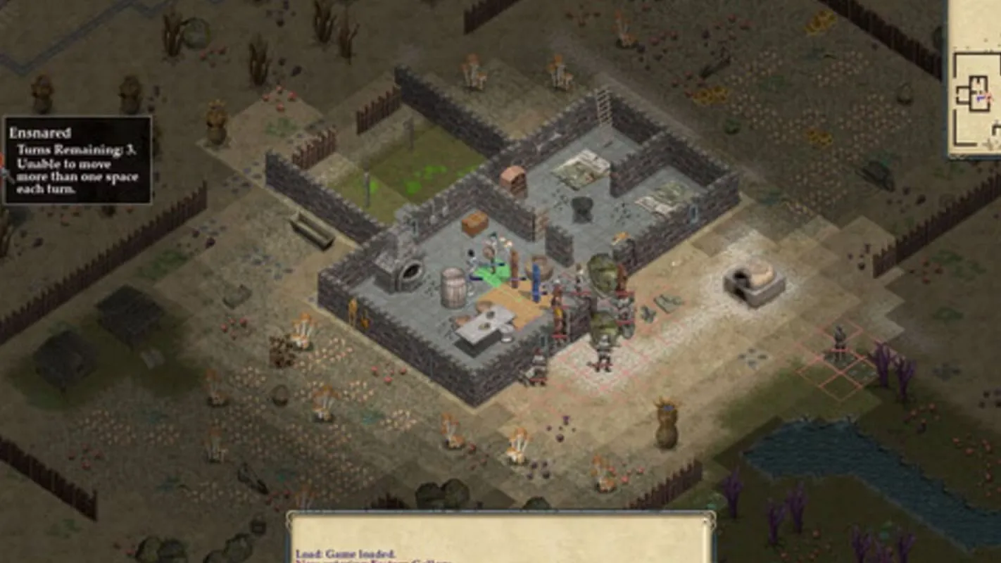 Ảnh giao diện cổ điển của Avernum IV, bản remake tập trung sâu vào gameplay hơn là đồ họa