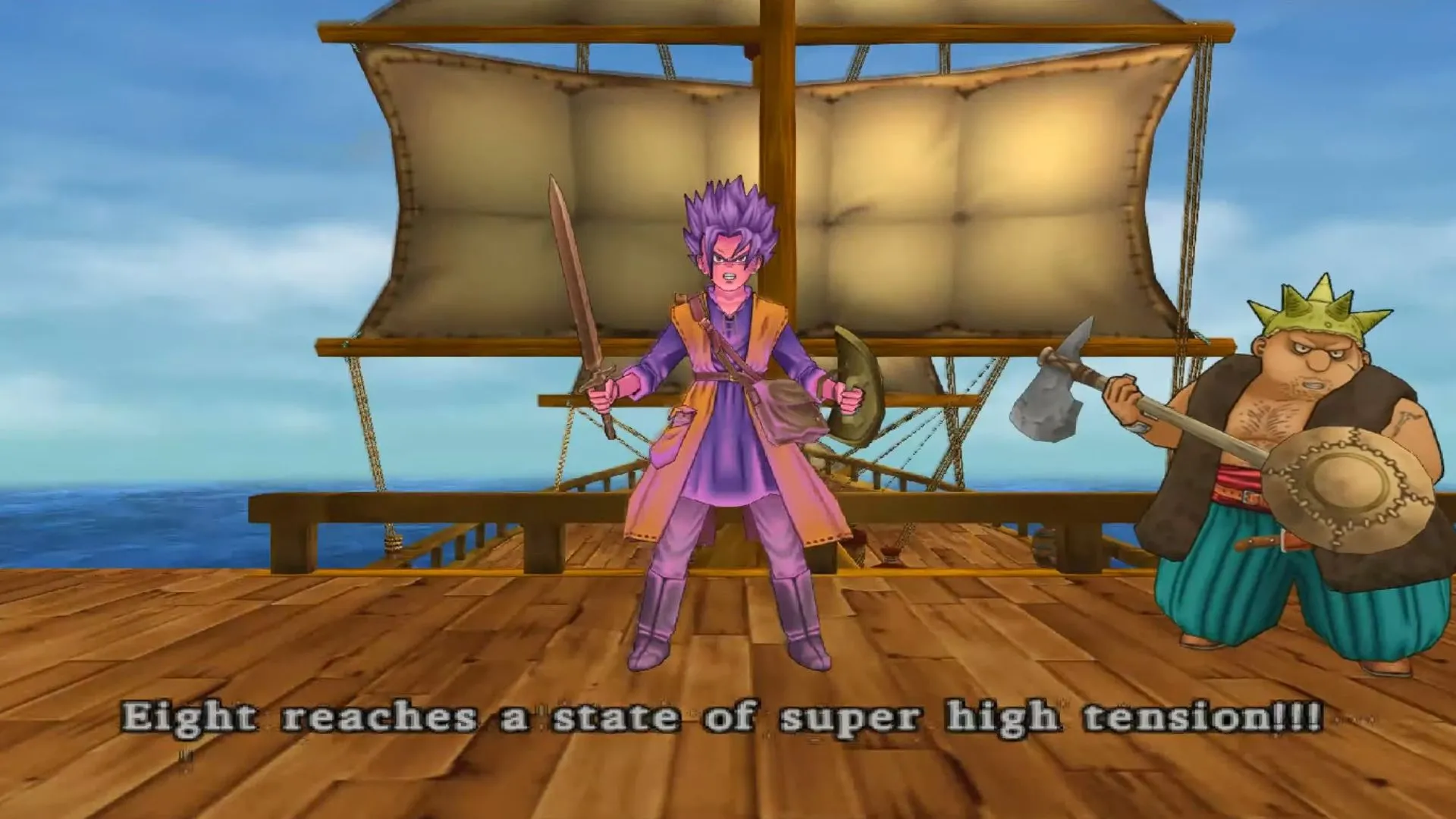 Anh hùng im lặng của Dragon Quest VIII với chiếc bandana biểu tượng