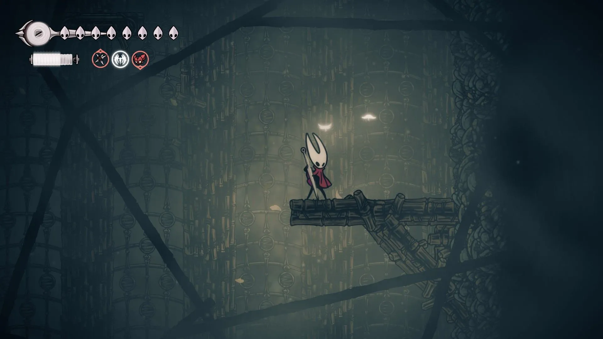 Ảnh: Sử dụng Needolin cho phân cảnh Butterflies in the Mist trong Silksong