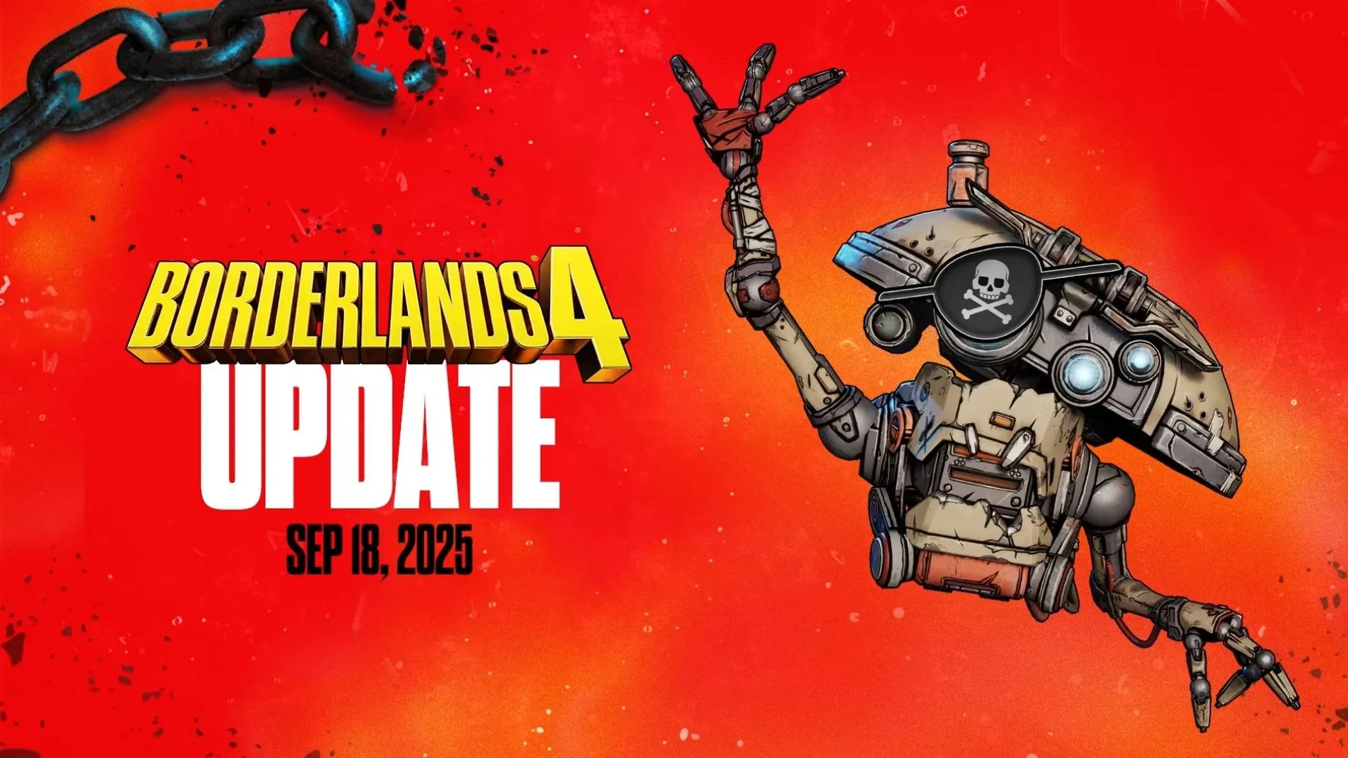 Ảnh tiêu đề ghi chú vá Borderlands 4 18/09/2025 - bản vá hiệu suất PC và phần thưởng Gilded Glory Pack