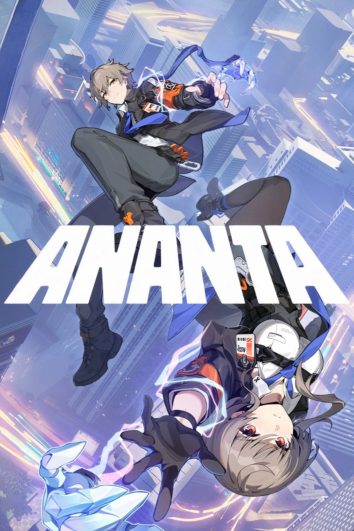 Ảnh tổng hợp bối cảnh ANANTA với motif sci-fi và fantasy, minh họa thế giới giàu hoạt động