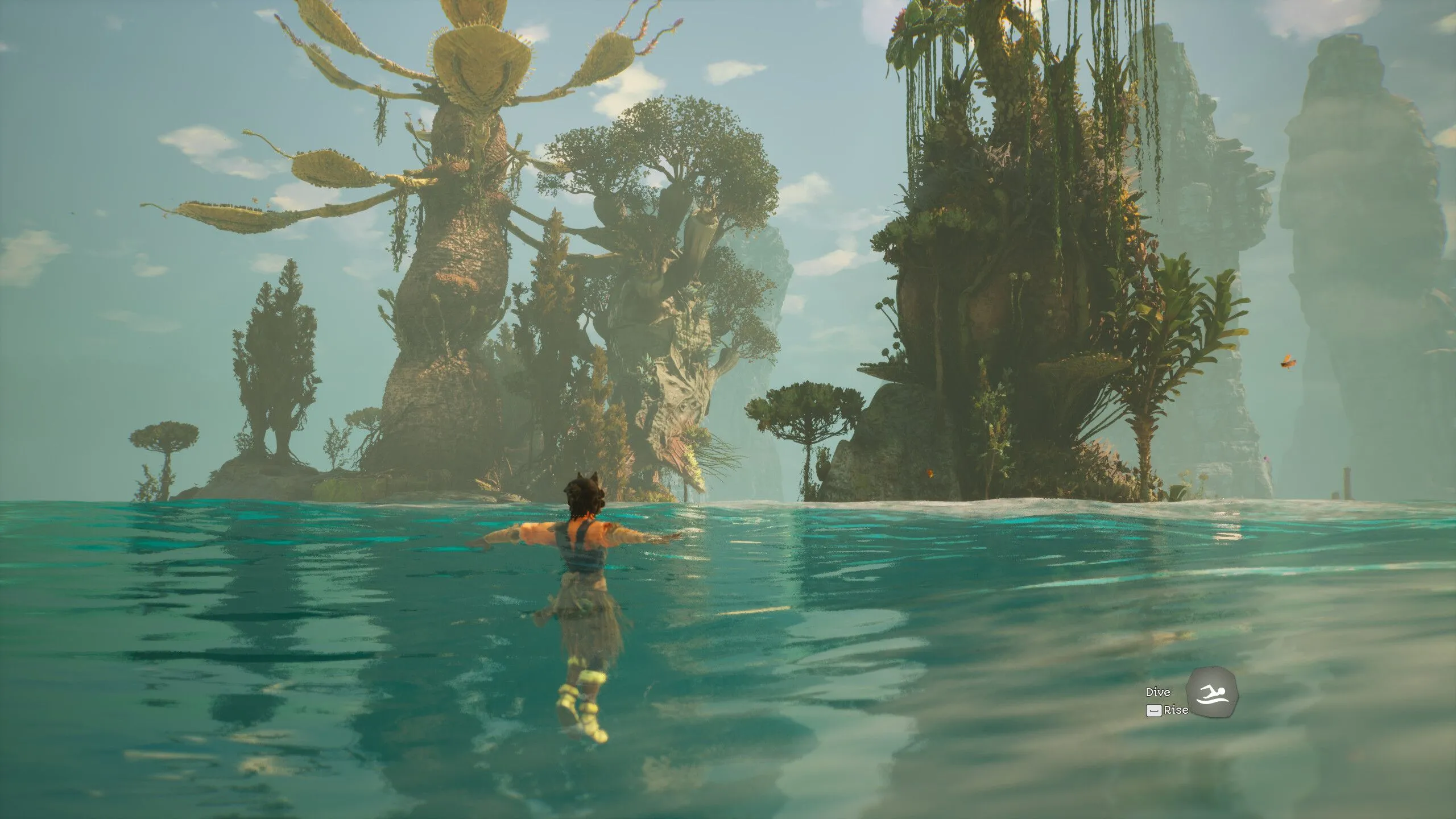 Ảnh Towers of Aghasba minh họa thế giới nhiều tầng và leo trèo