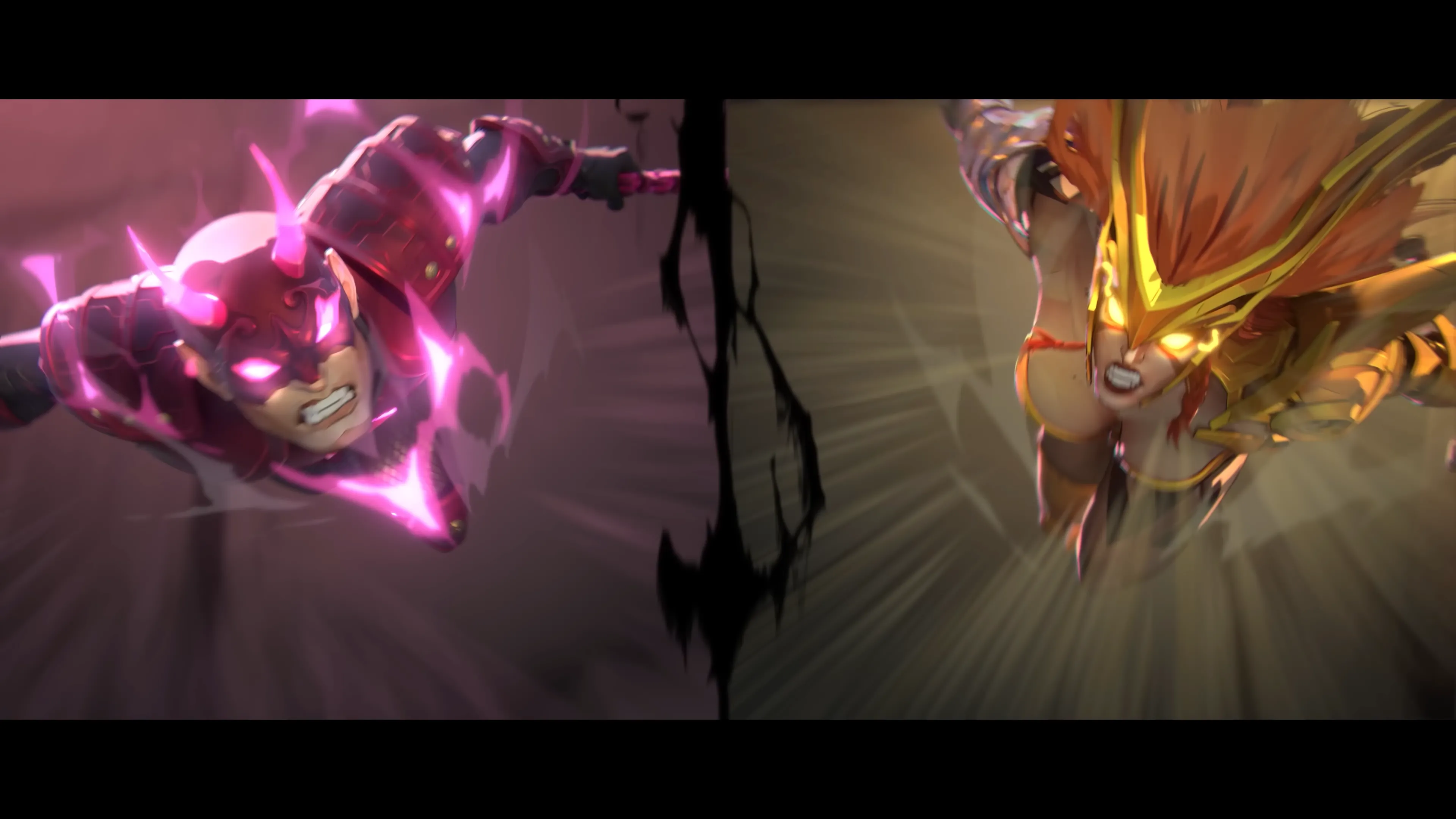 Áp phích quảng bá Marvel Rivals Season 4 với Daredevil và Angela xuất hiện trong artwork mùa mới