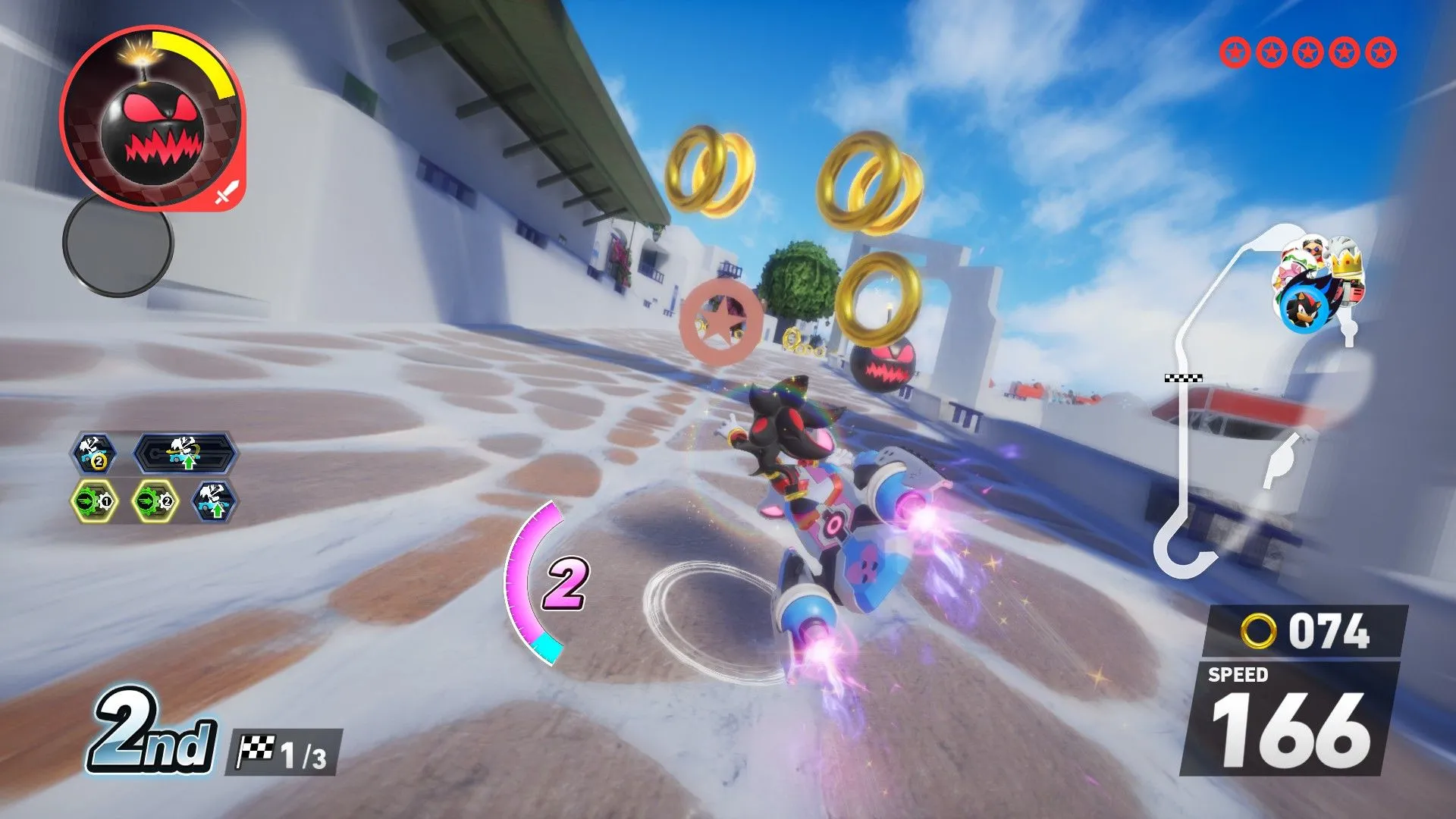 Apotos với đường hầm chật và không gian mở xen kẽ