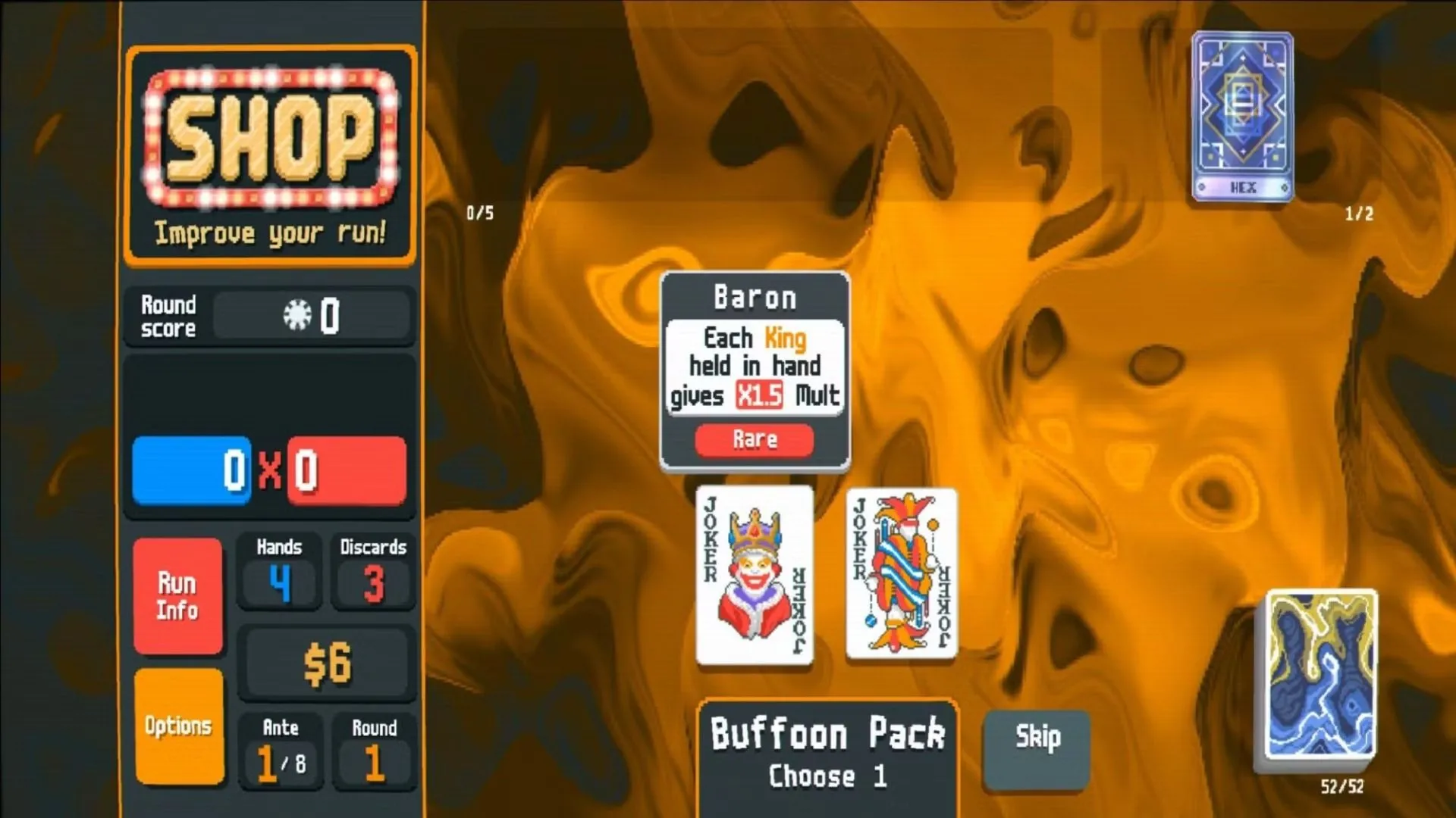 Balatro — ảnh minh họa Baron Joker