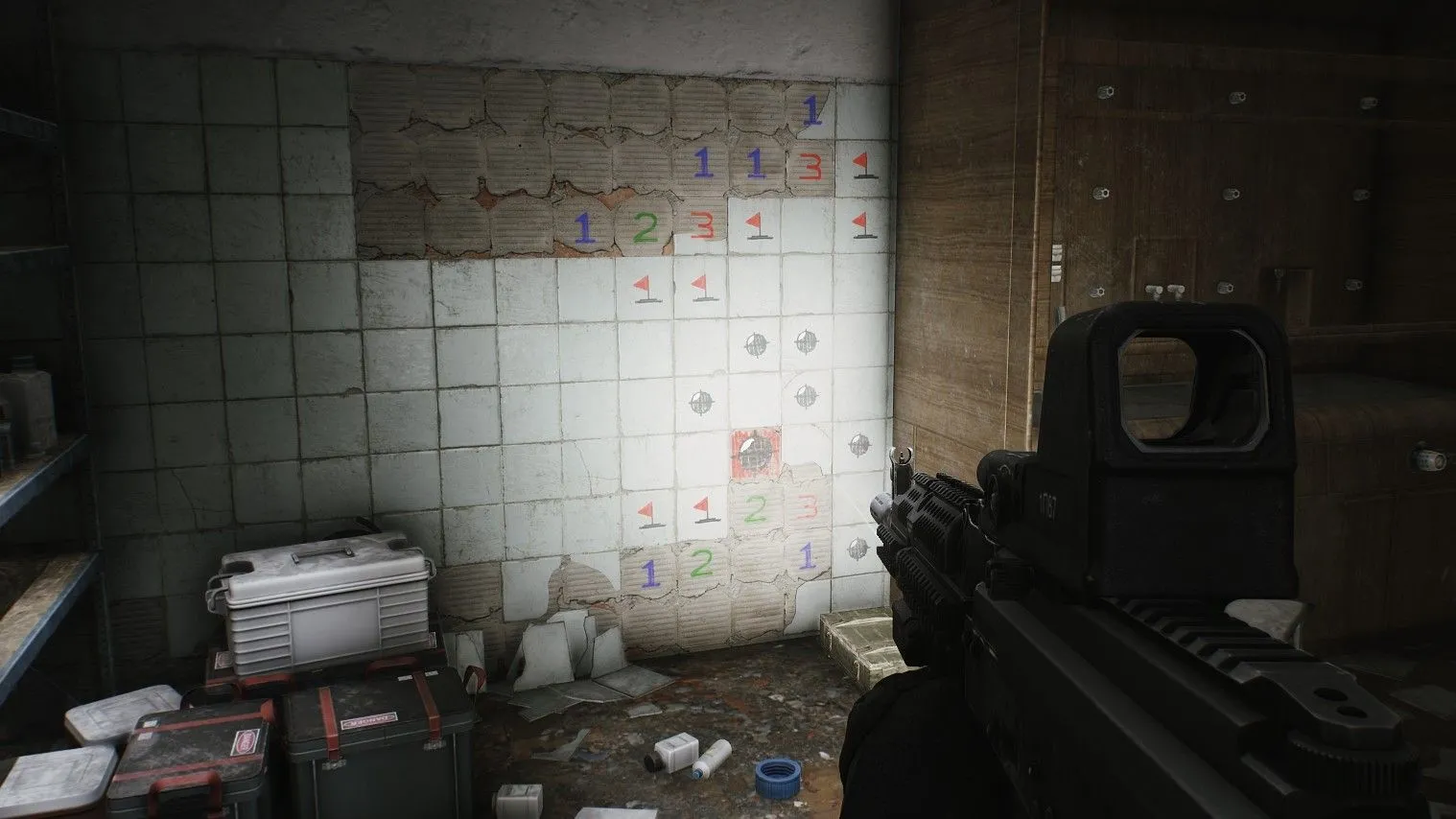 Bản đồ Minefield trong Escape From Tarkov, cảnh quan Norvinsk và điểm loot