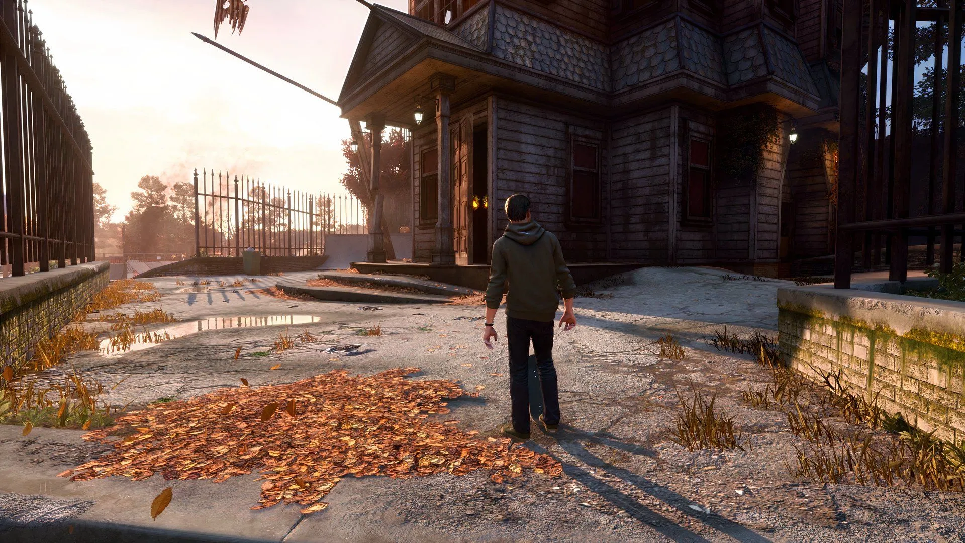 Bản đồ Suburbia THPS 3 với khu phố, construction site và haunted house cho trải nghiệm khám phá đa dạng