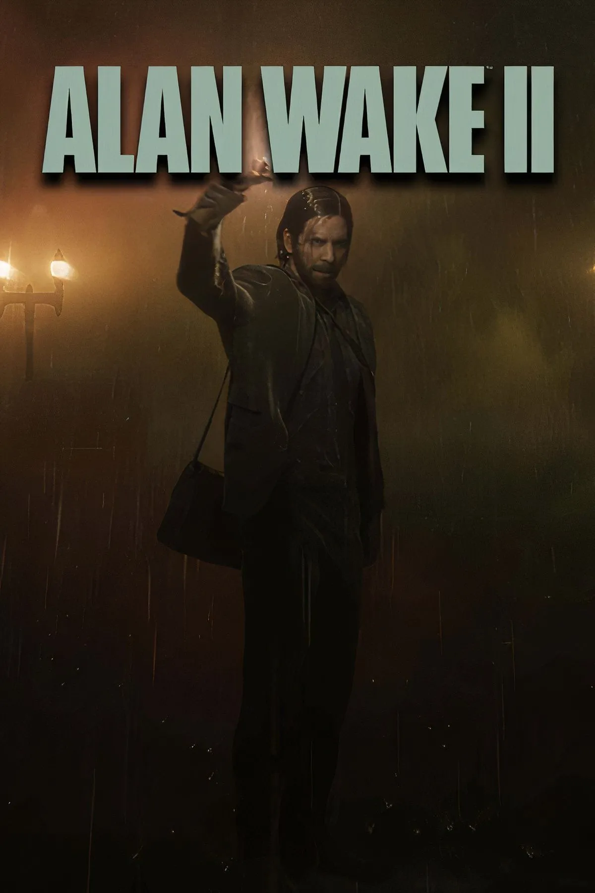 Bìa Alan Wake 2 phiên bản PS5, minh họa phong cách kinh dị sinh tồn và thiết kế nghệ thuật của trò chơi