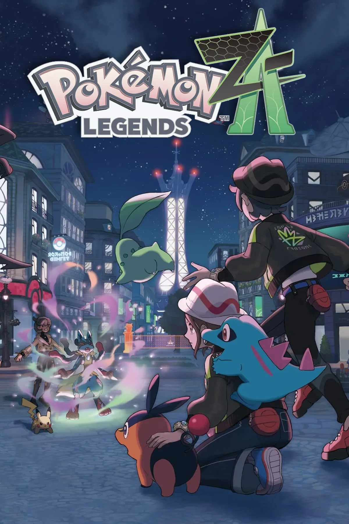 Bìa chính thức Pokémon Legends: Z-A, artwork quảng bá phát hành October 16, 2025