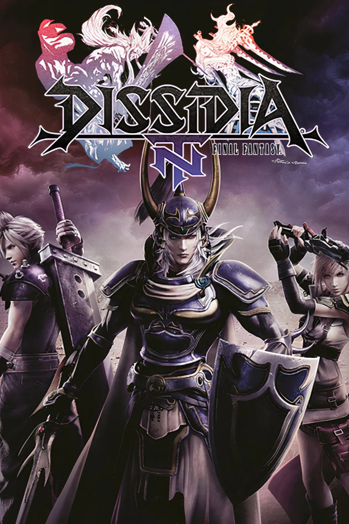 Bìa Dissidia NT trên PlayStation, hình ảnh đại diện cho dòng đối kháng truyền thống