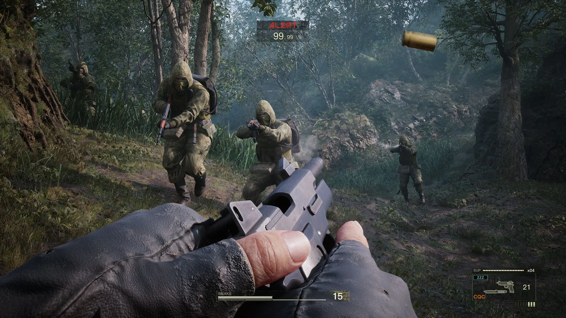 Bìa Metal Gear Solid Delta với Snake Eater