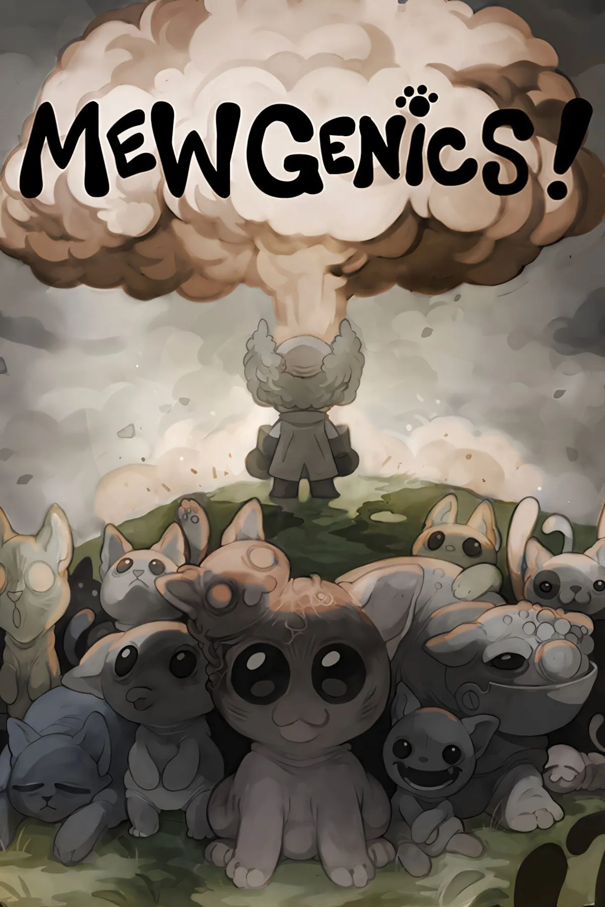 Bìa Mewgenics trên trang tag game, artwork chính
