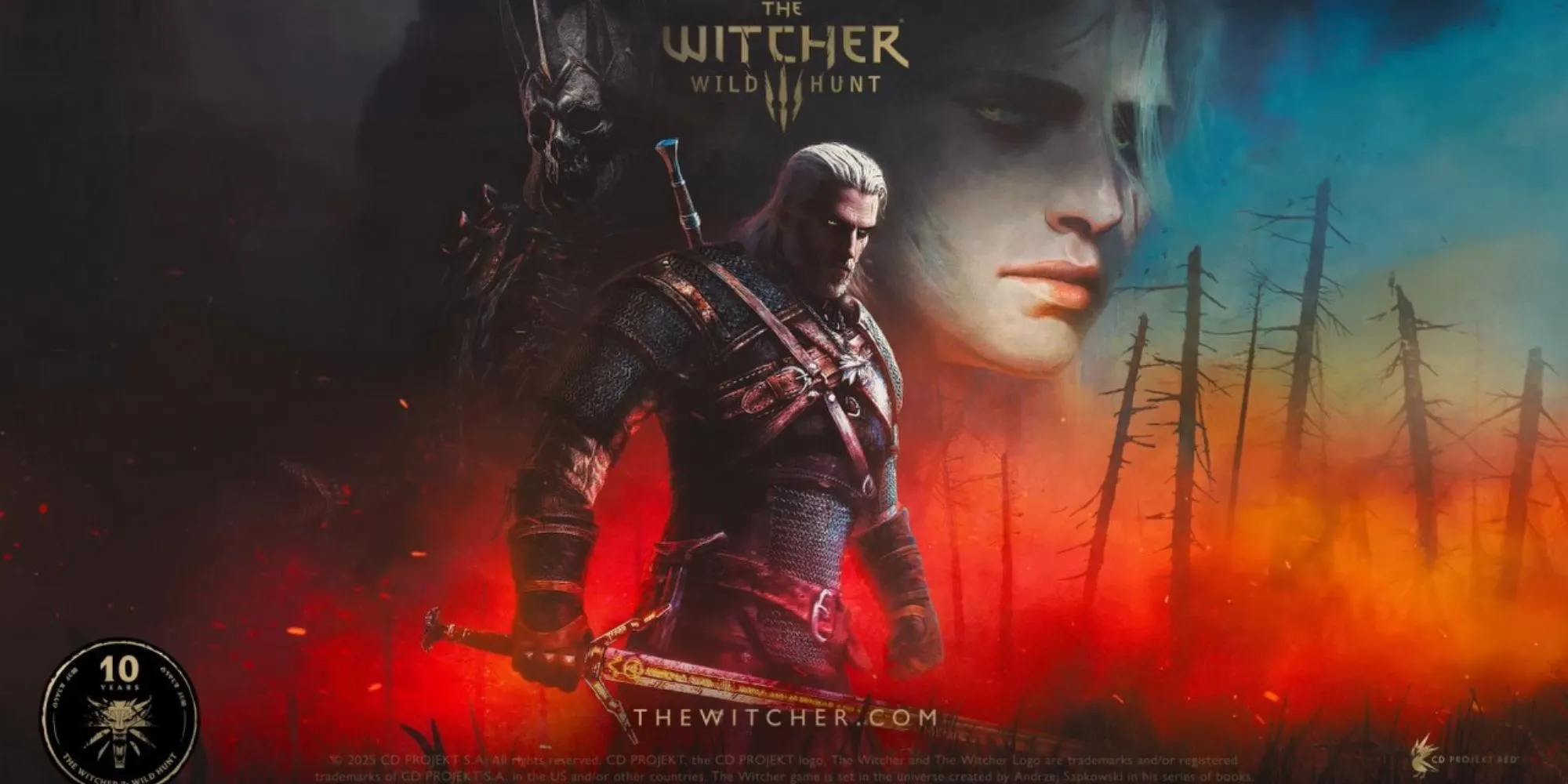 Bìa quảng bá The Witcher 3 phiên bản kỷ niệm, quảng cáo cải tiến đồ hoạ và photo mode
