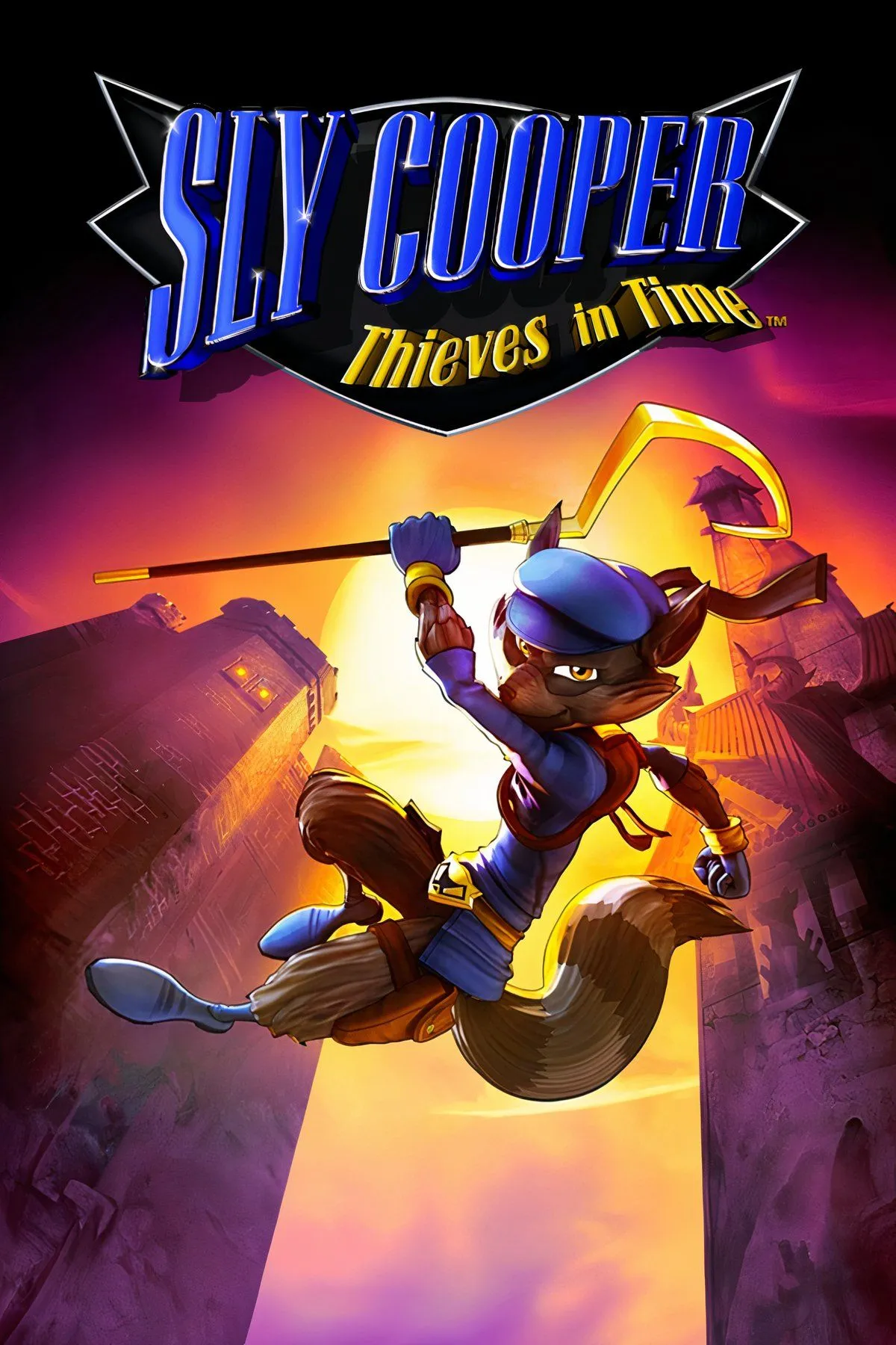 Bìa Sly Cooper: Thieves in Time và lịch sử chuyển giao phát triển giữa các studio