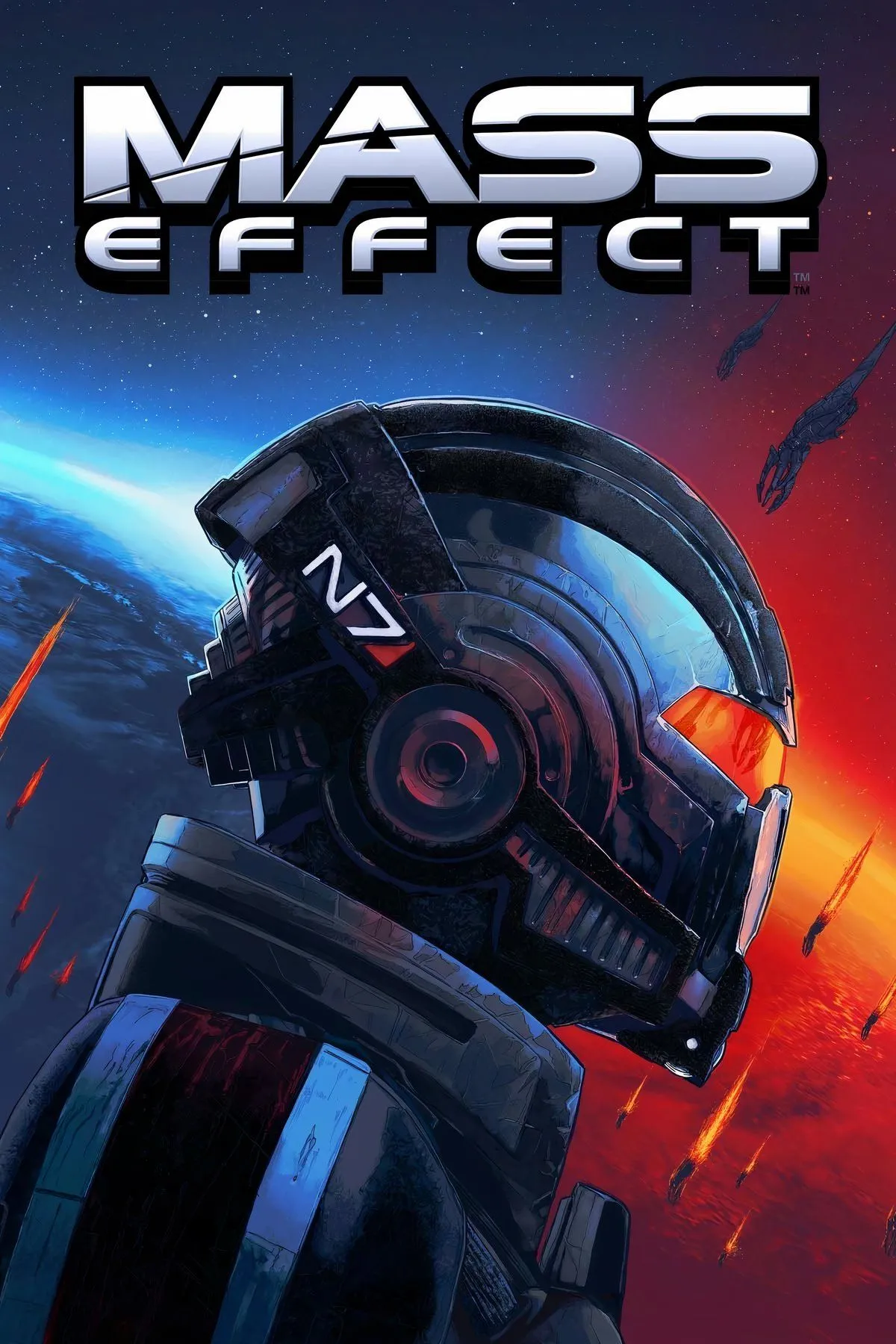 Bộ ba Mass Effect - bìa phiên bản remaster Legendary Edition