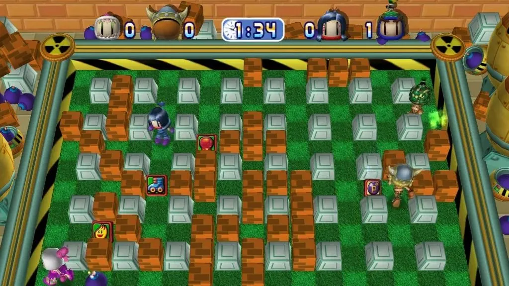 Bomberman Ultra: bố cục sân đấu cổ điển và màu sắc tươi sáng trong chế độ nhiều người
