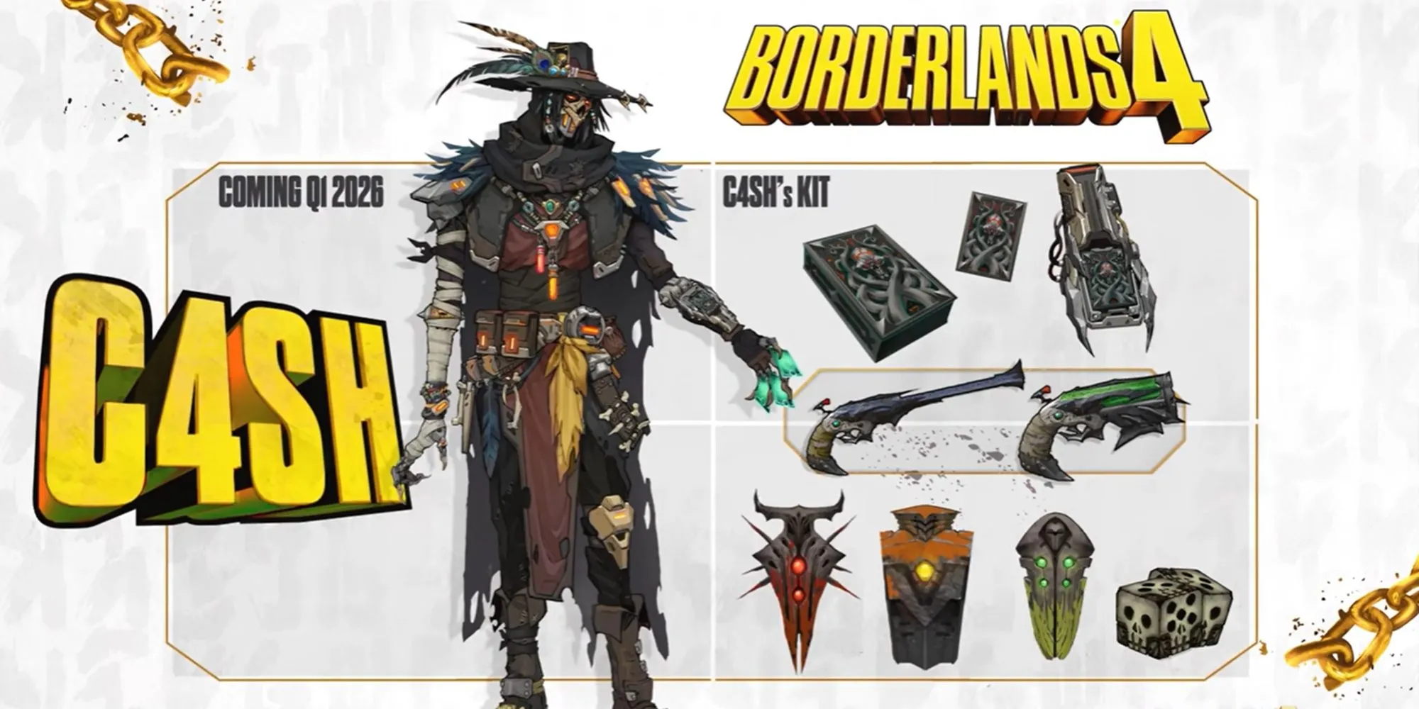 C4SH phong cách casino, Vault Hunter mới của Borderlands 4