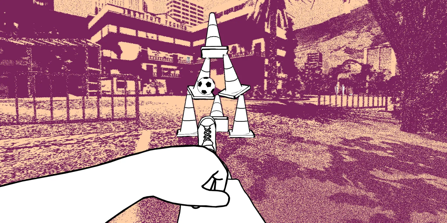 Cảnh bóng đá đường phố và ký ức tuổi thơ trong Despelote