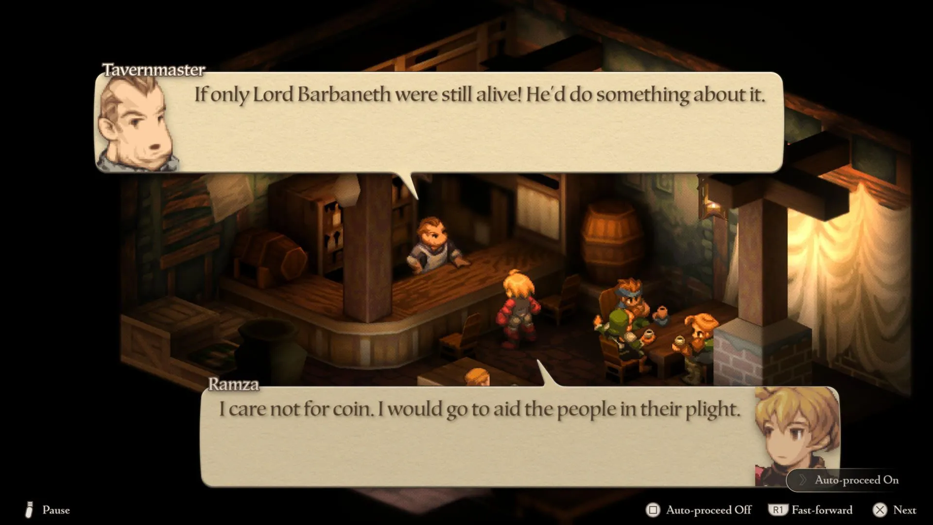 Cảnh cắt trong Final Fantasy Tactics: The Ivalice Chronicles