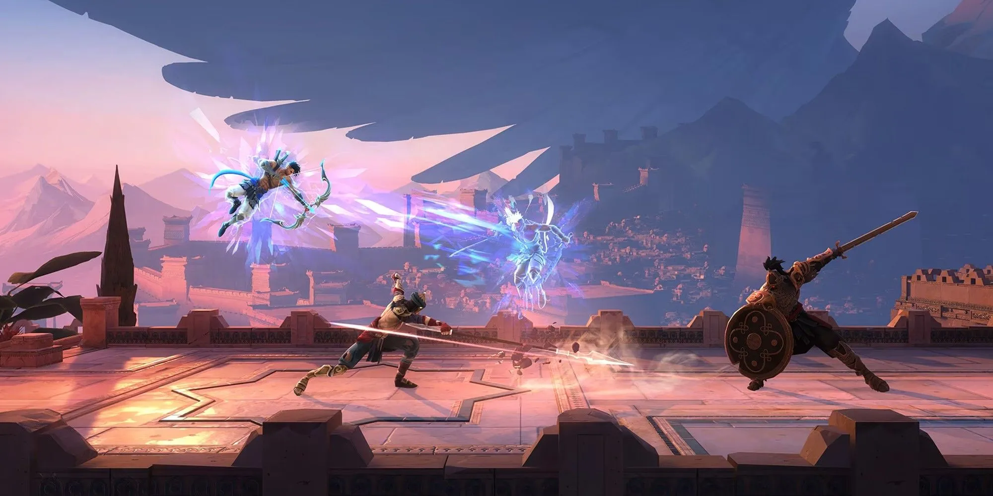 Cảnh chiến đấu điều khiển thời gian trong Prince of Persia: The Lost Crown