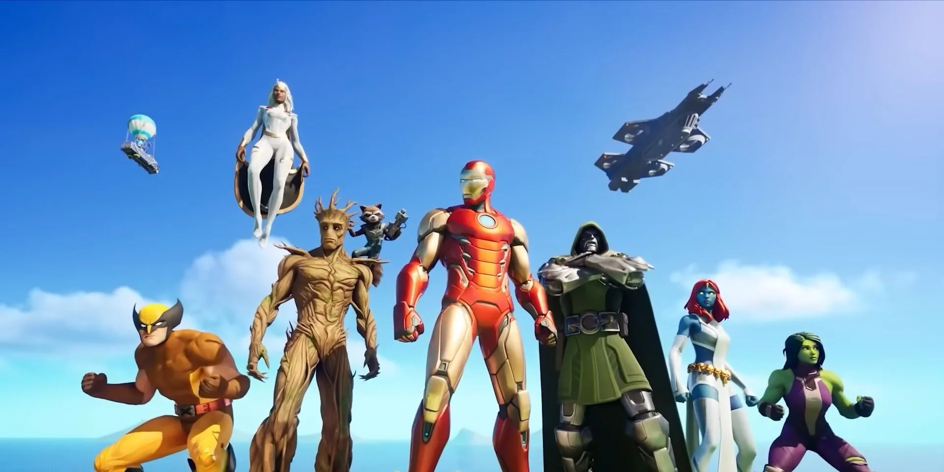 Cảnh gameplay Fortnite: Unreal yêu cầu edit, build và phản xạ tuyệt vời