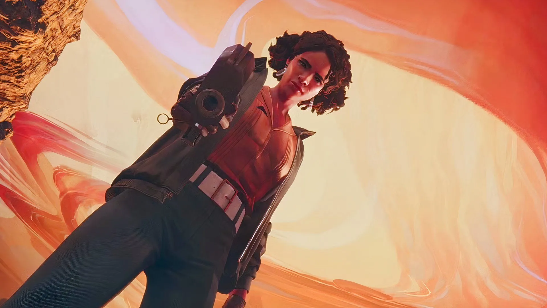 Cảnh Juliana trong Deathloop — trung tâm lựa chọn phá vỡ vòng lặp