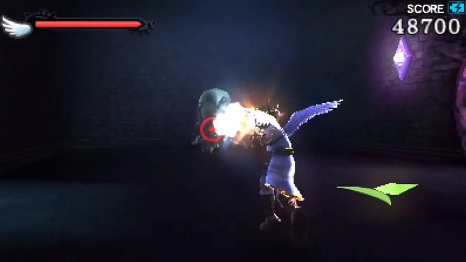 Chiến đấu trên mặt đất trong Kid Icarus: Uprising, cơ chế lai rail shooter và action brawler