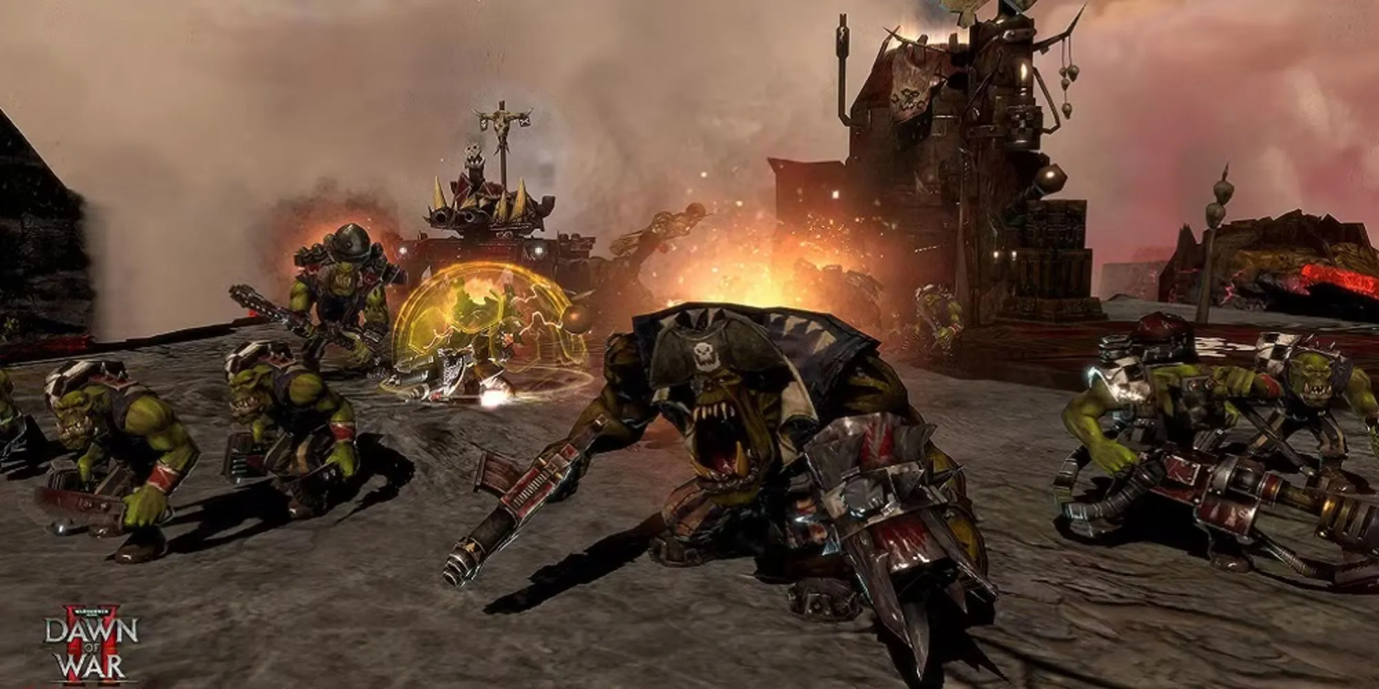 Cuộc xung đột Warhammer 40K với binh lực và thiết bị nặng