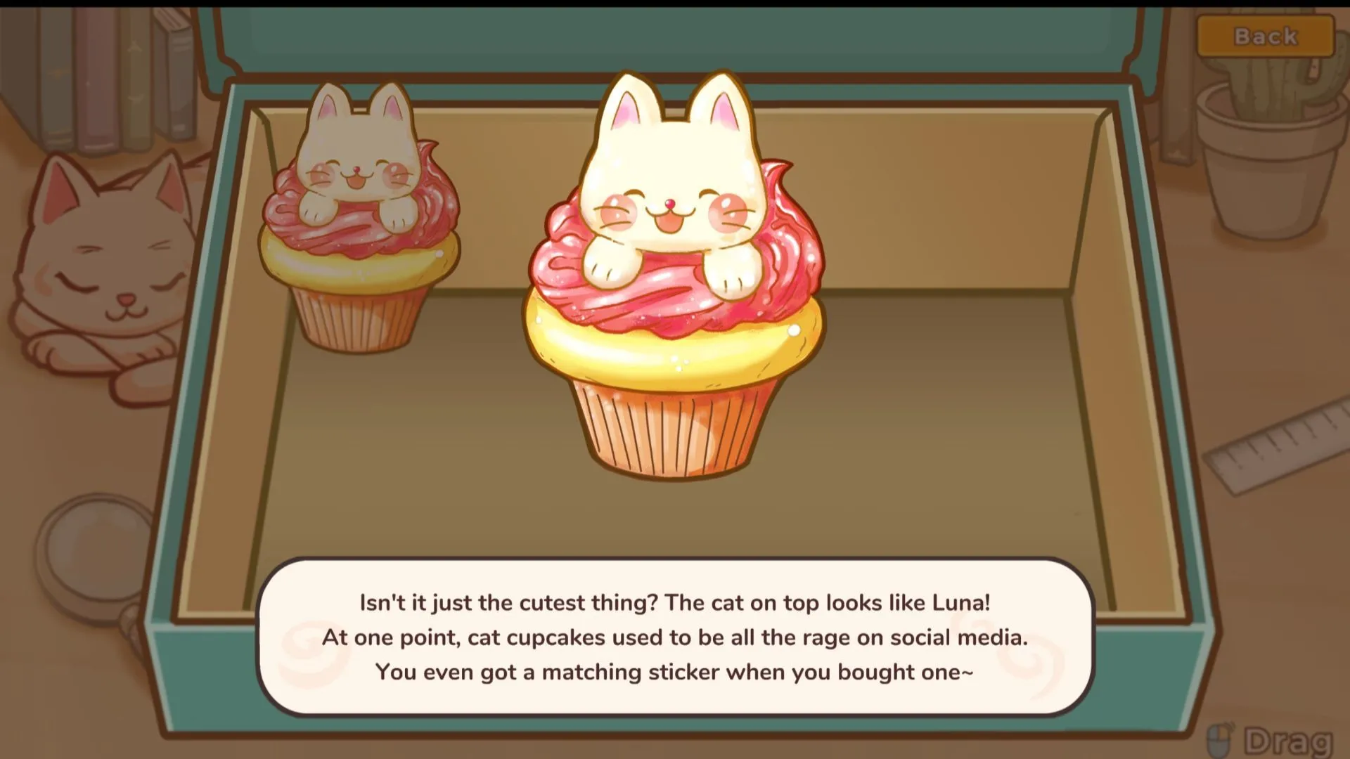 Cupcake bí mật là phần thưởng ẩn trong một số màn chơi của Little Problems