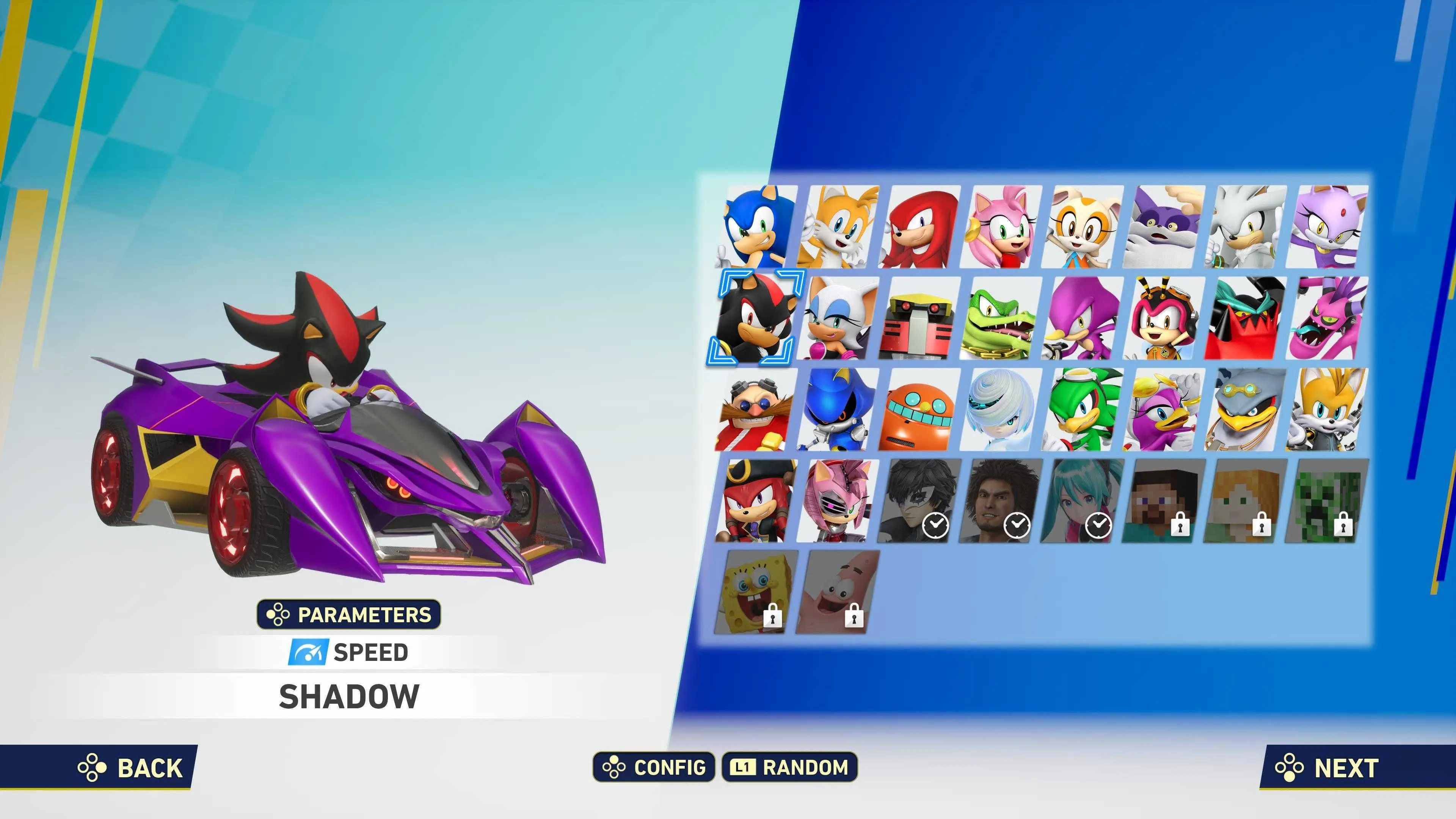 Danh sách nhân vật và roster ban đầu trong Sonic Racing: Crossworlds, thể hiện tiềm năng crossover