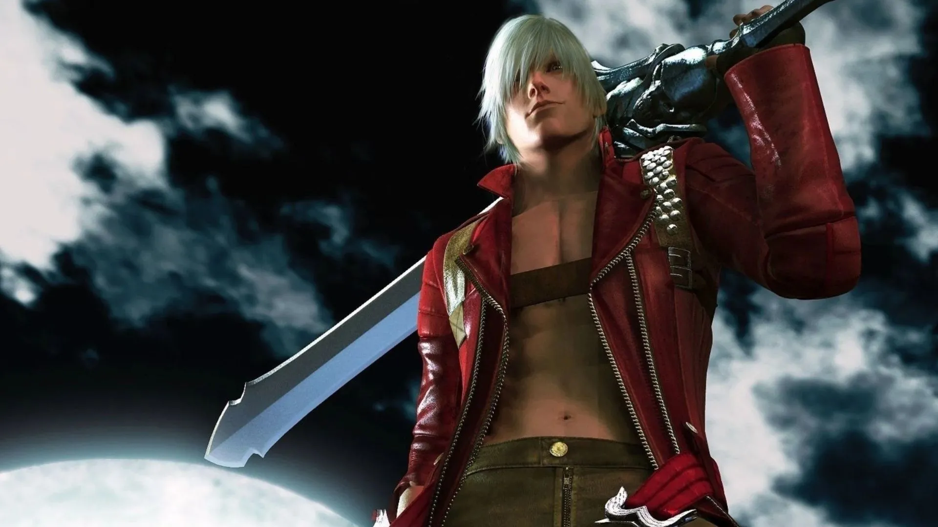 Dante cầm kiếm và súng, phô diễn phong cách chiến đấu trong Devil May Cry 3