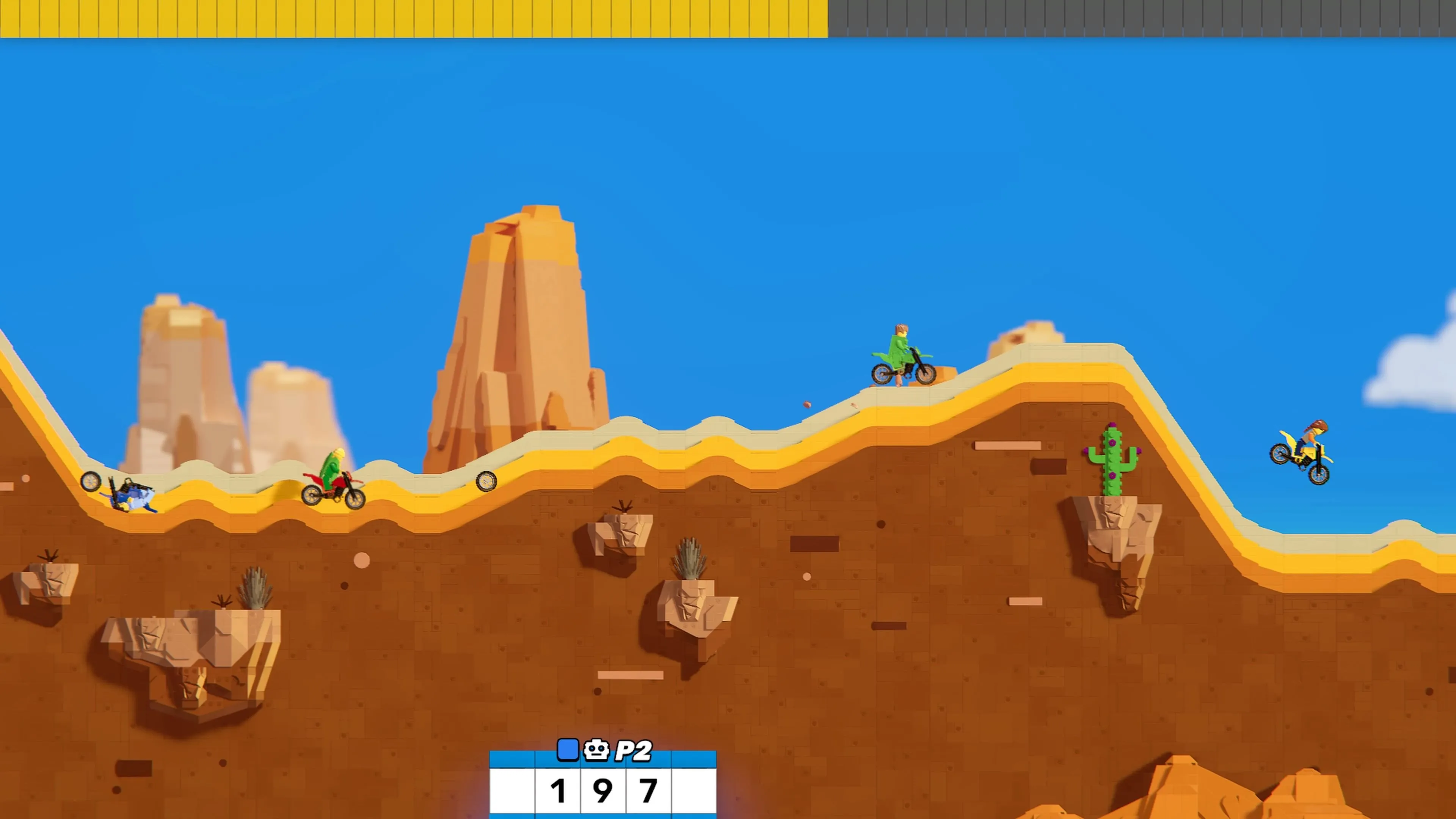 Dirtbike Dash: đua xe địa hình LEGO với bánh xe bụi bặm