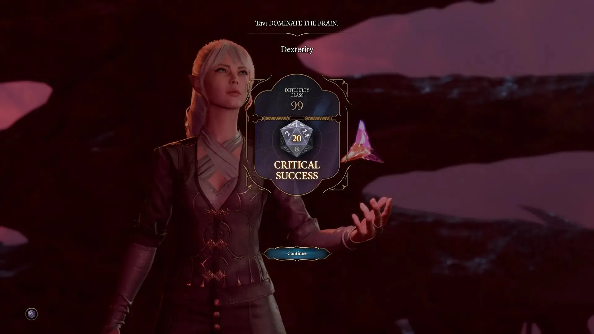 Dominate The Brain: thử thách cuối cùng với DC 99 và phần thưởng giảm 10% HP nếu thành công