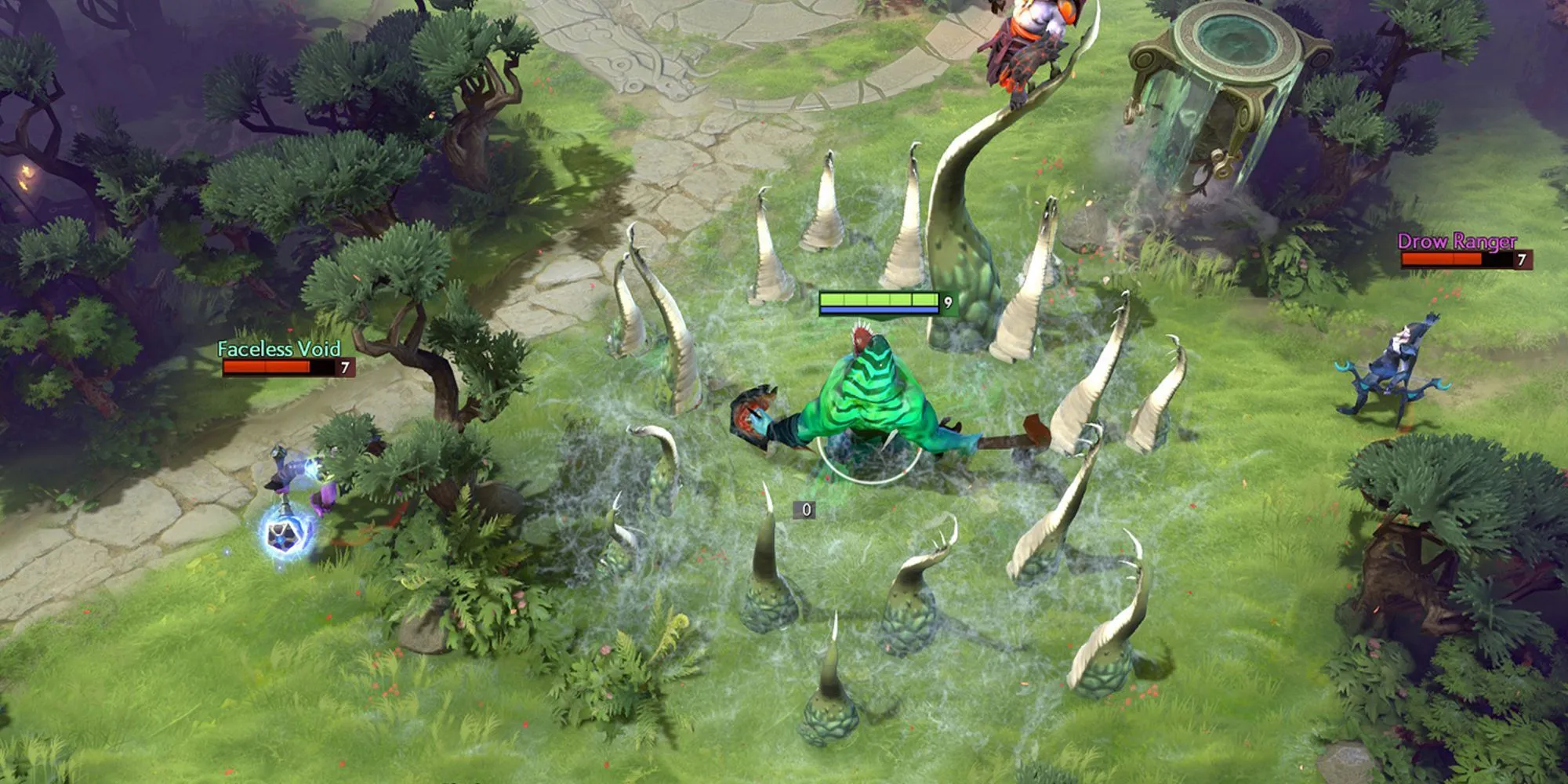 DOTA 2 — biểu đồ top peak players thể hiện cộng đồng người chơi đông đảo